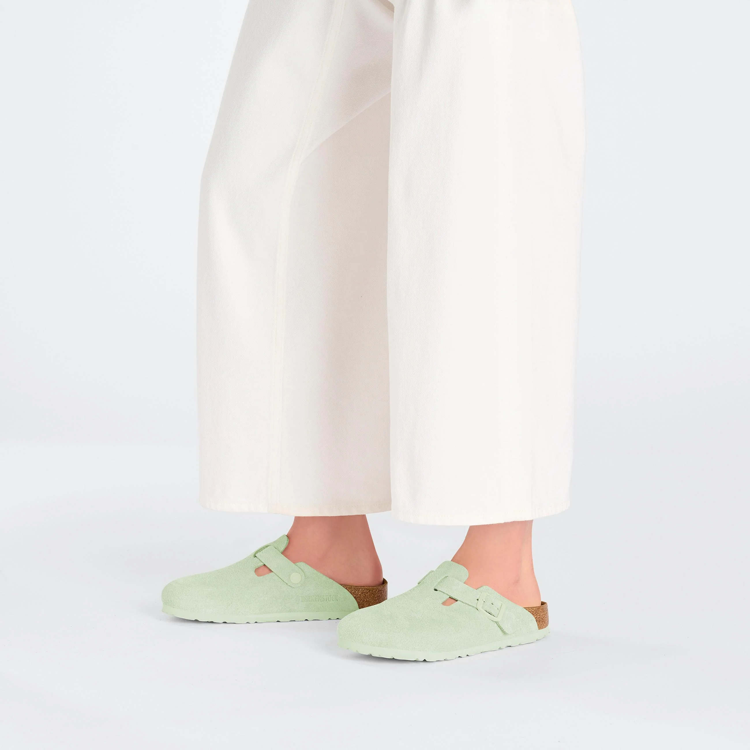Boston Faded Lime Suede Leather - Image 5