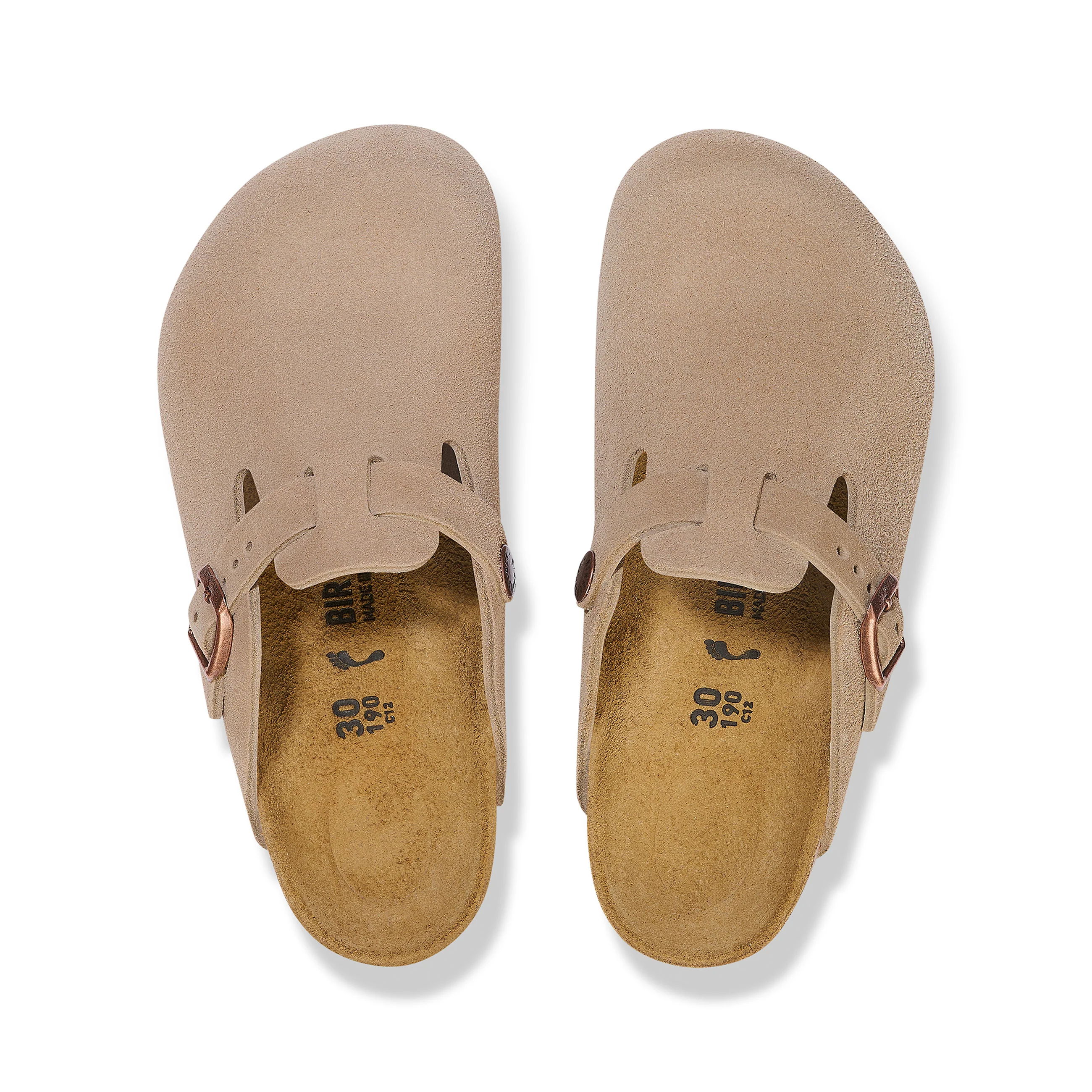 Boston Kids Taupe Suede Leather - Image 3