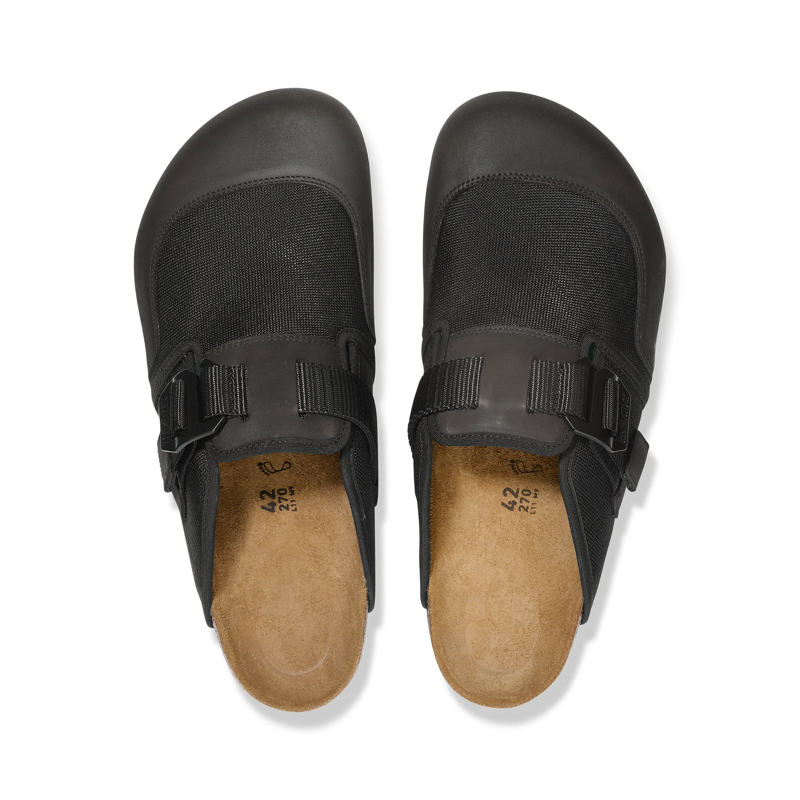 Boston Nova Black Textile/Nubuck Leather - Image 3