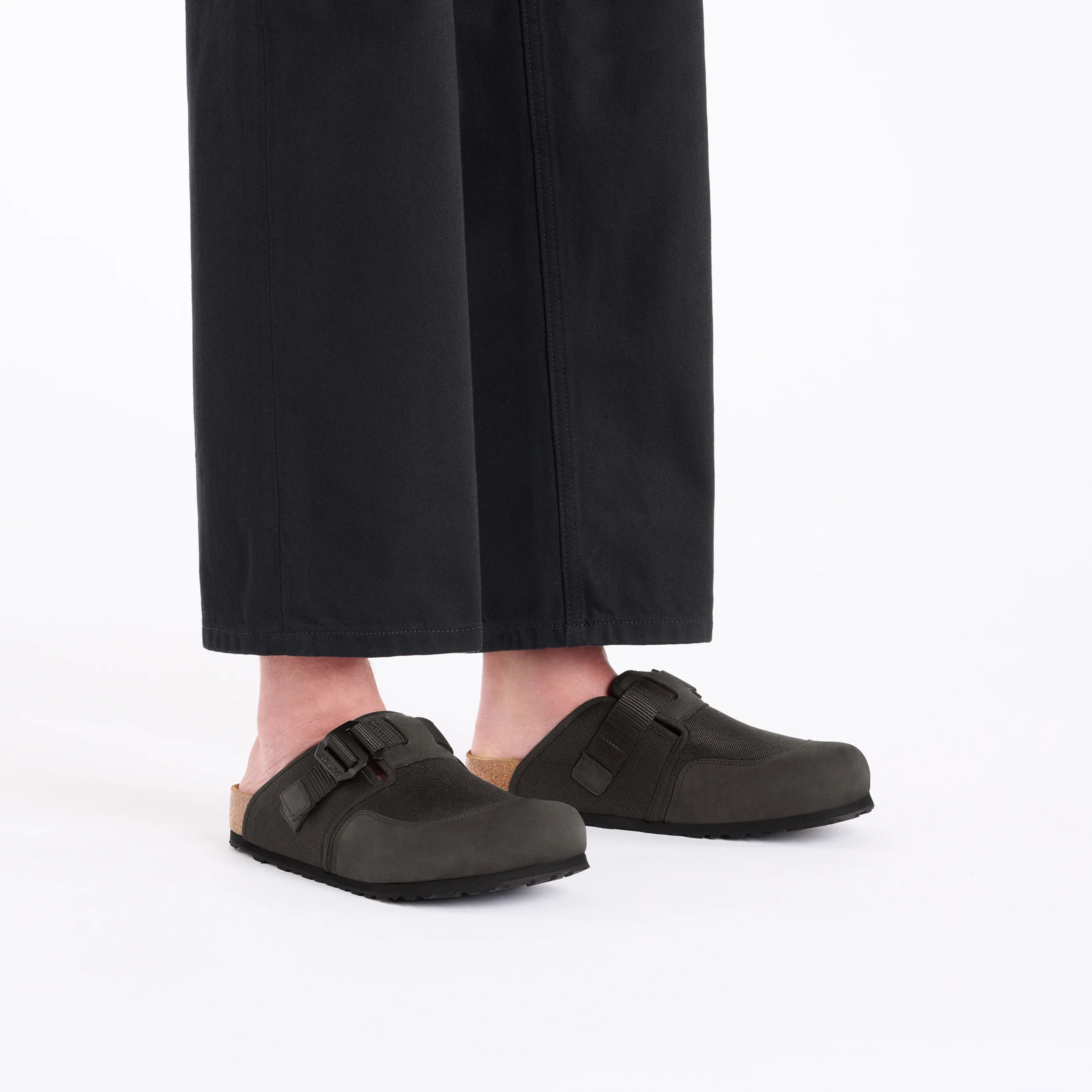 Boston Nova Black Textile/Nubuck Leather - Image 5