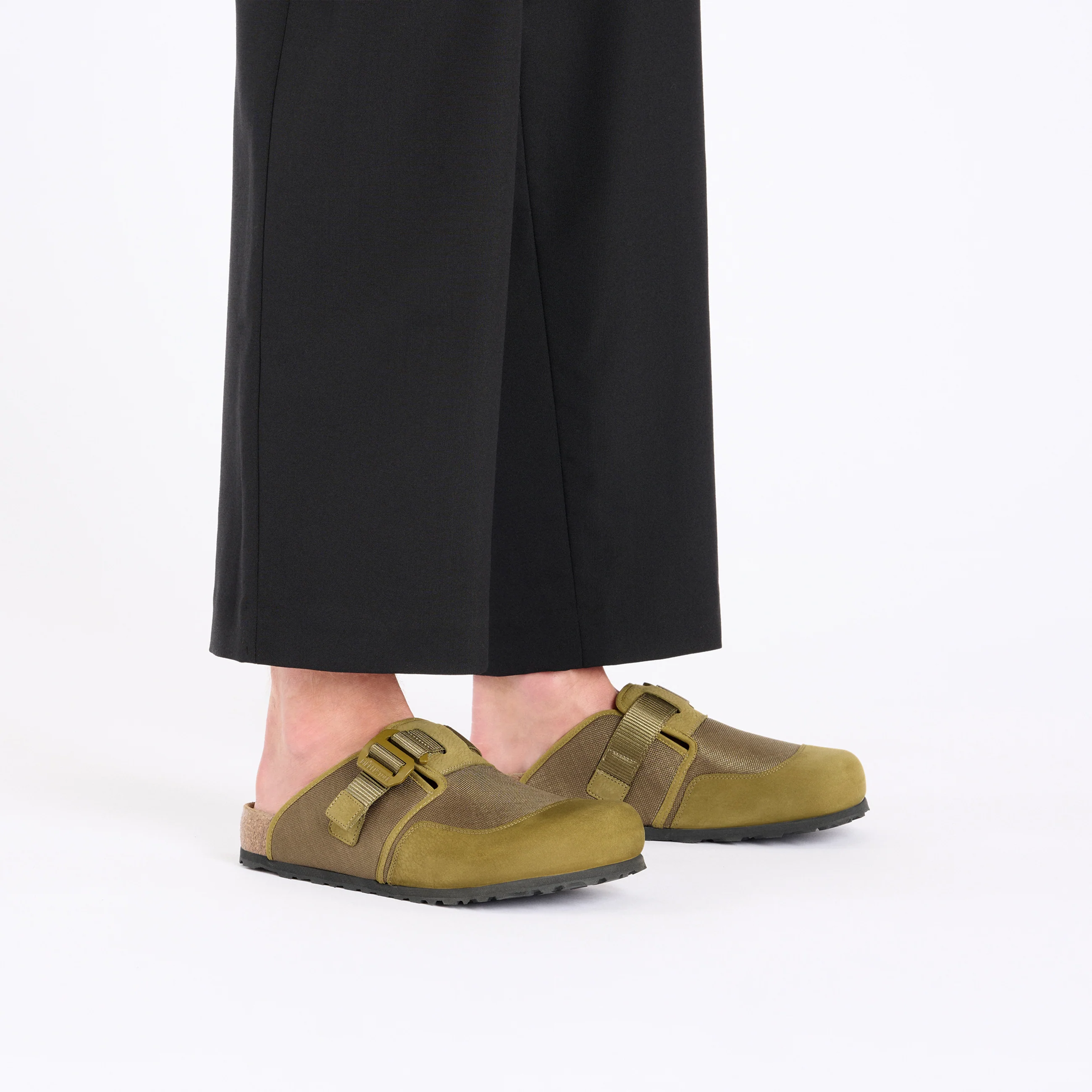 Boston Nova Pine Green Textile/Nubuck Leather - Image 5