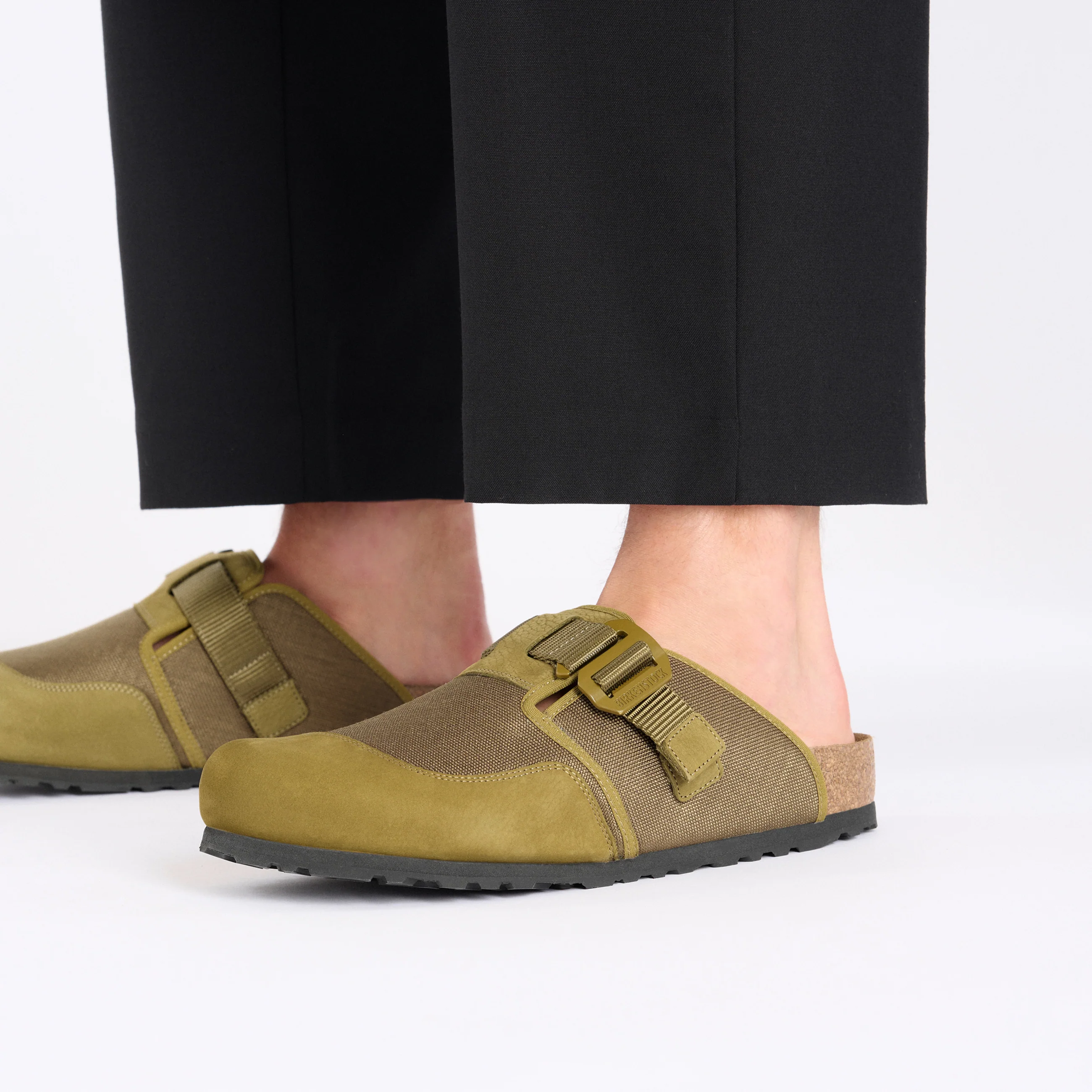 Boston Nova Pine Green Textile/Nubuck Leather - Image 6