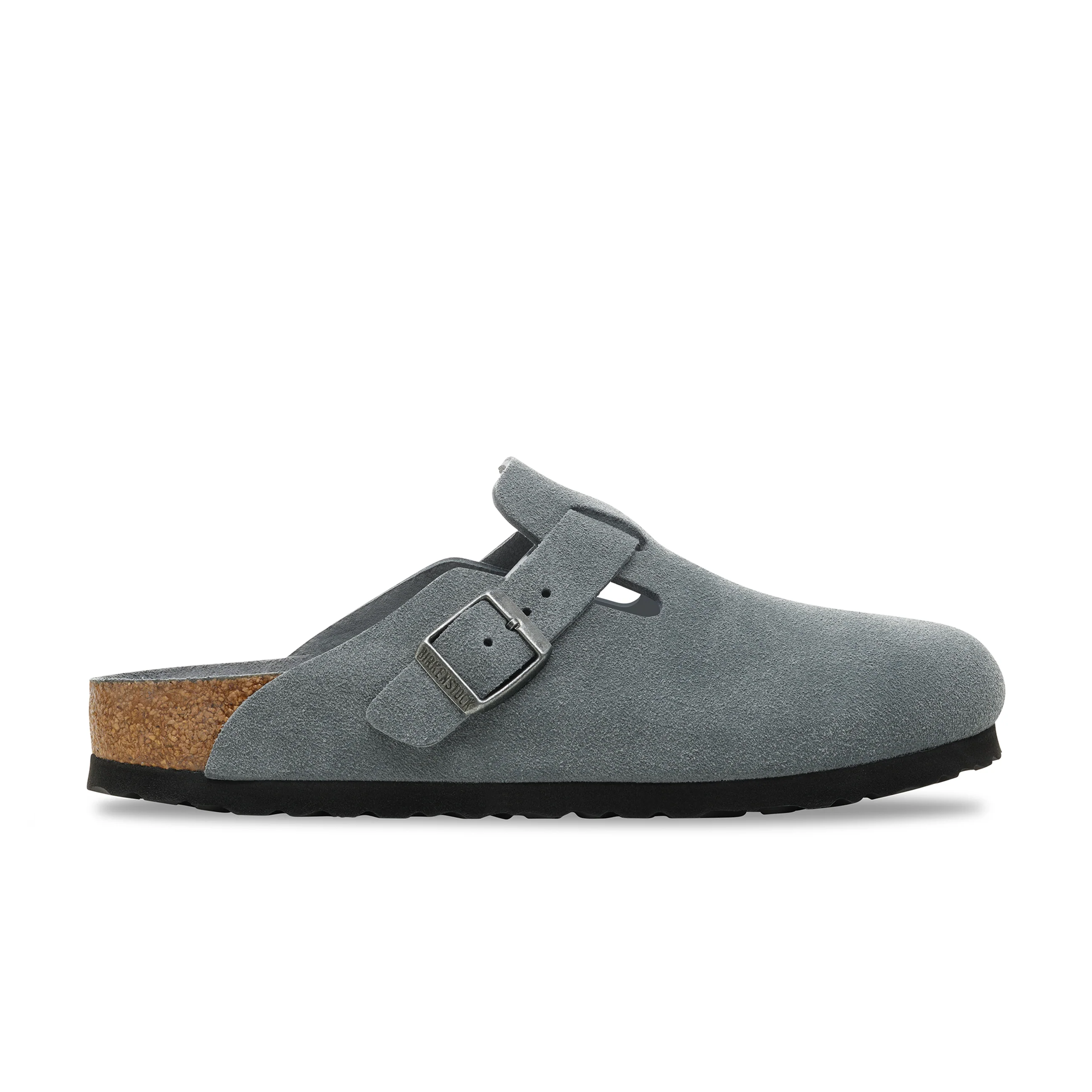 Boston SFB Basalt Grey Tonal Footbed Suede Leather - Image 2