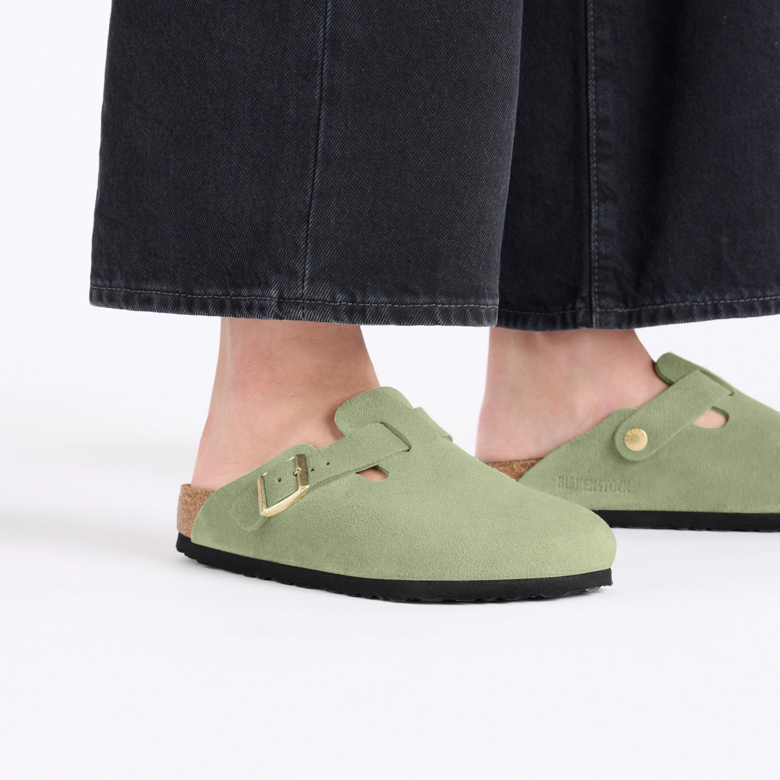 Boston SFB Green Tea Suede Leather - Image 5