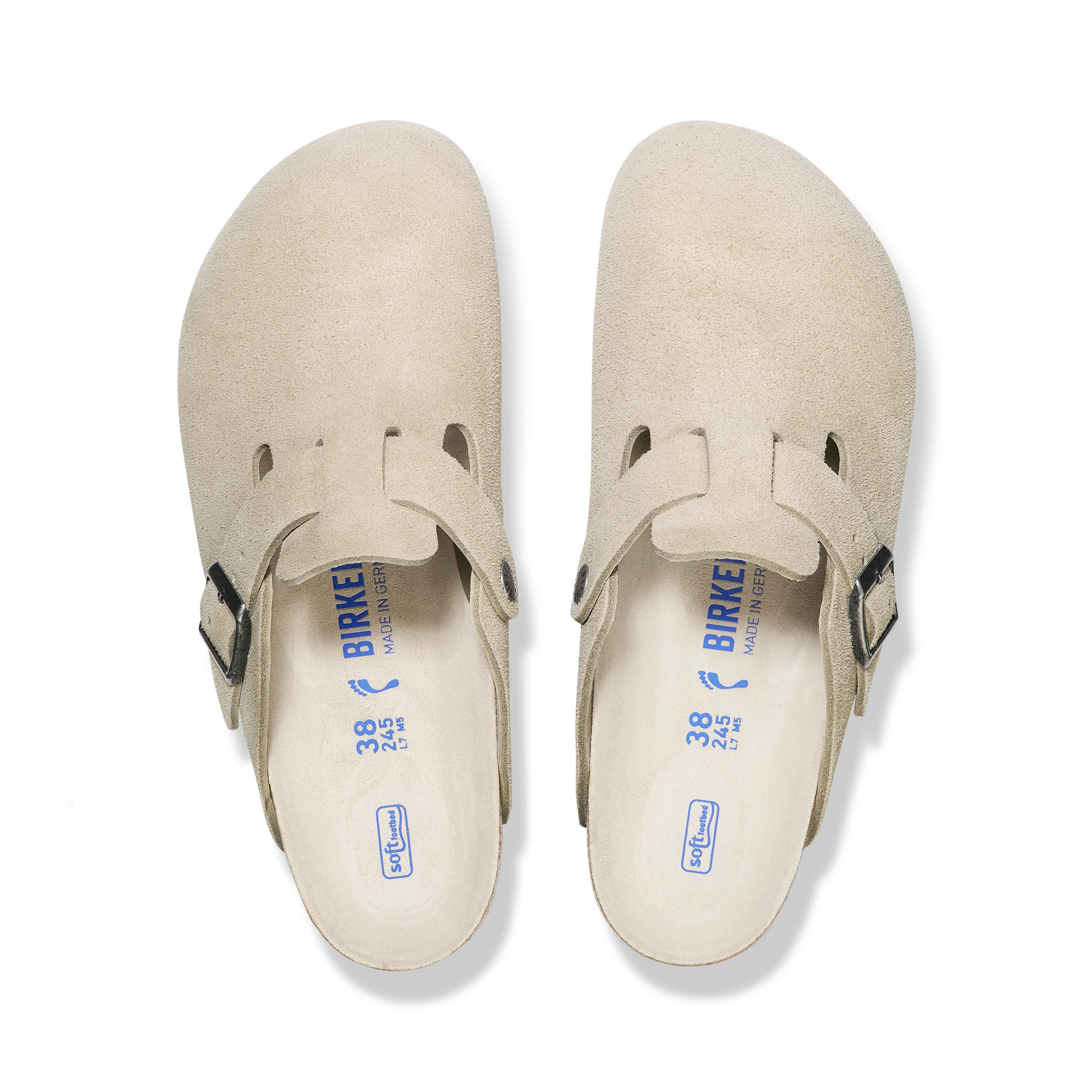 Boston SFB Oyster Tonal Footbed Suede Leather - Image 3