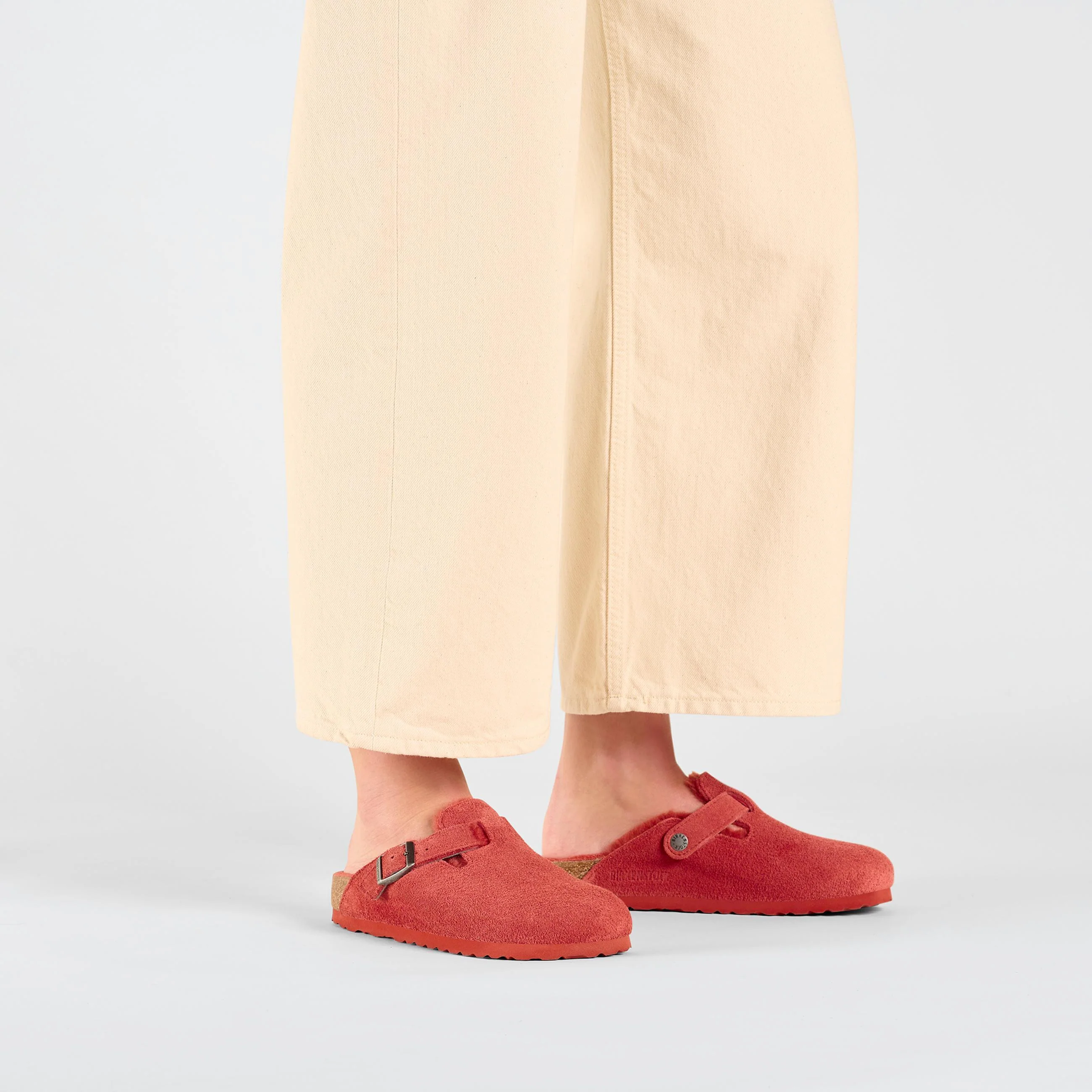 Boston Shearling Sienna Red Suede Leather/Shearling - Image 5