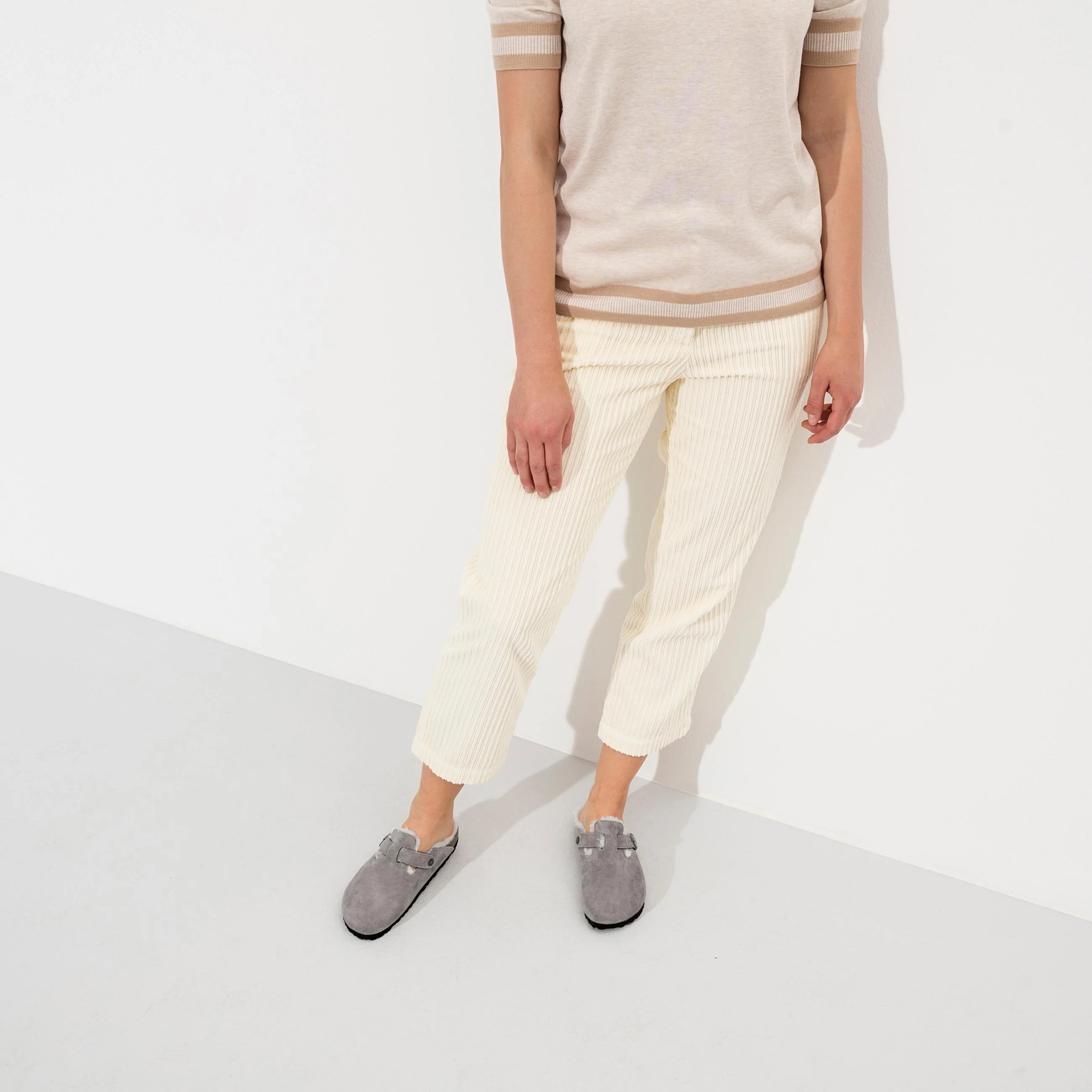 Boston Shearling Stone Coin Suede Leather/Shearling - Image 5