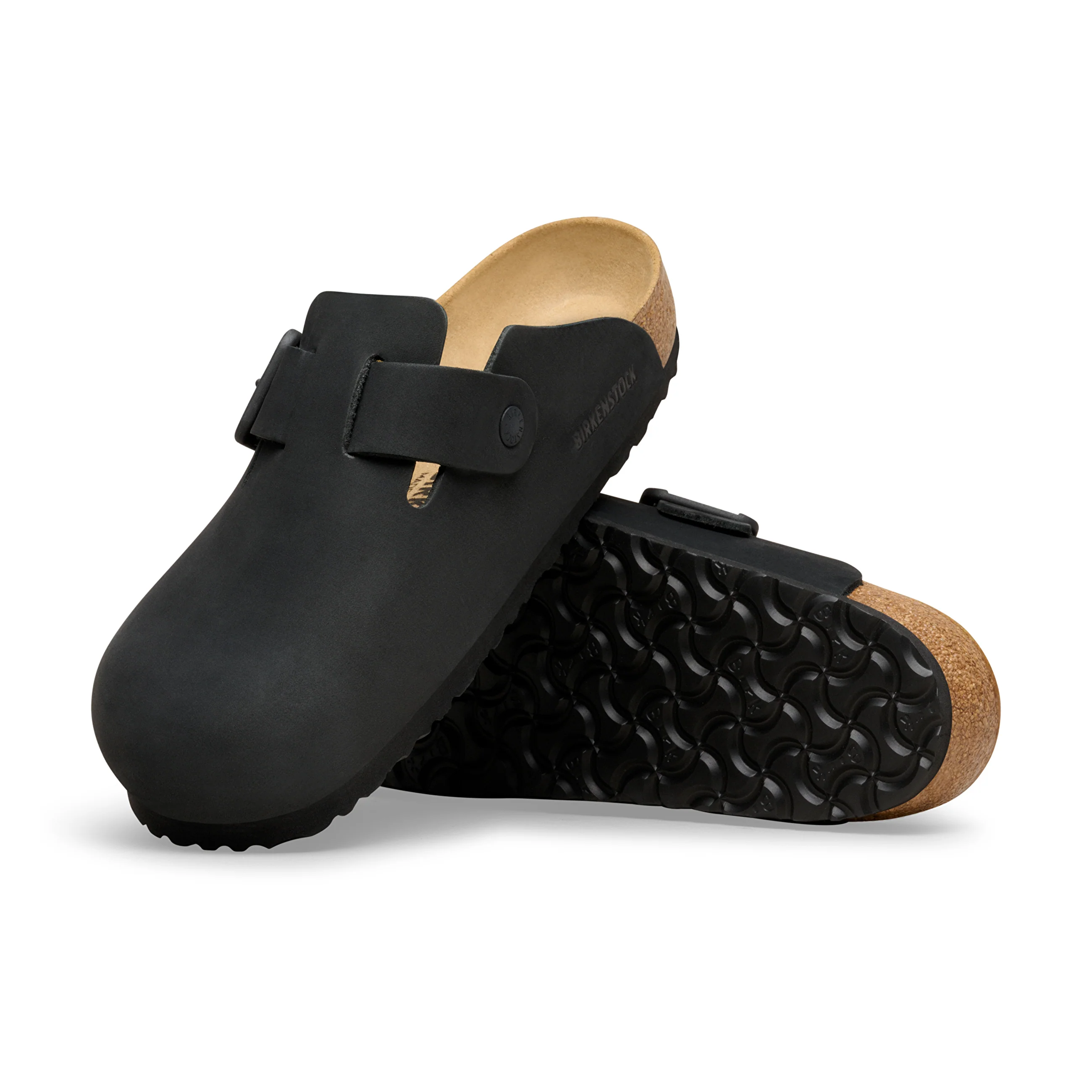 Boston Wire Buckle Black Nubuck Leather - Image 4