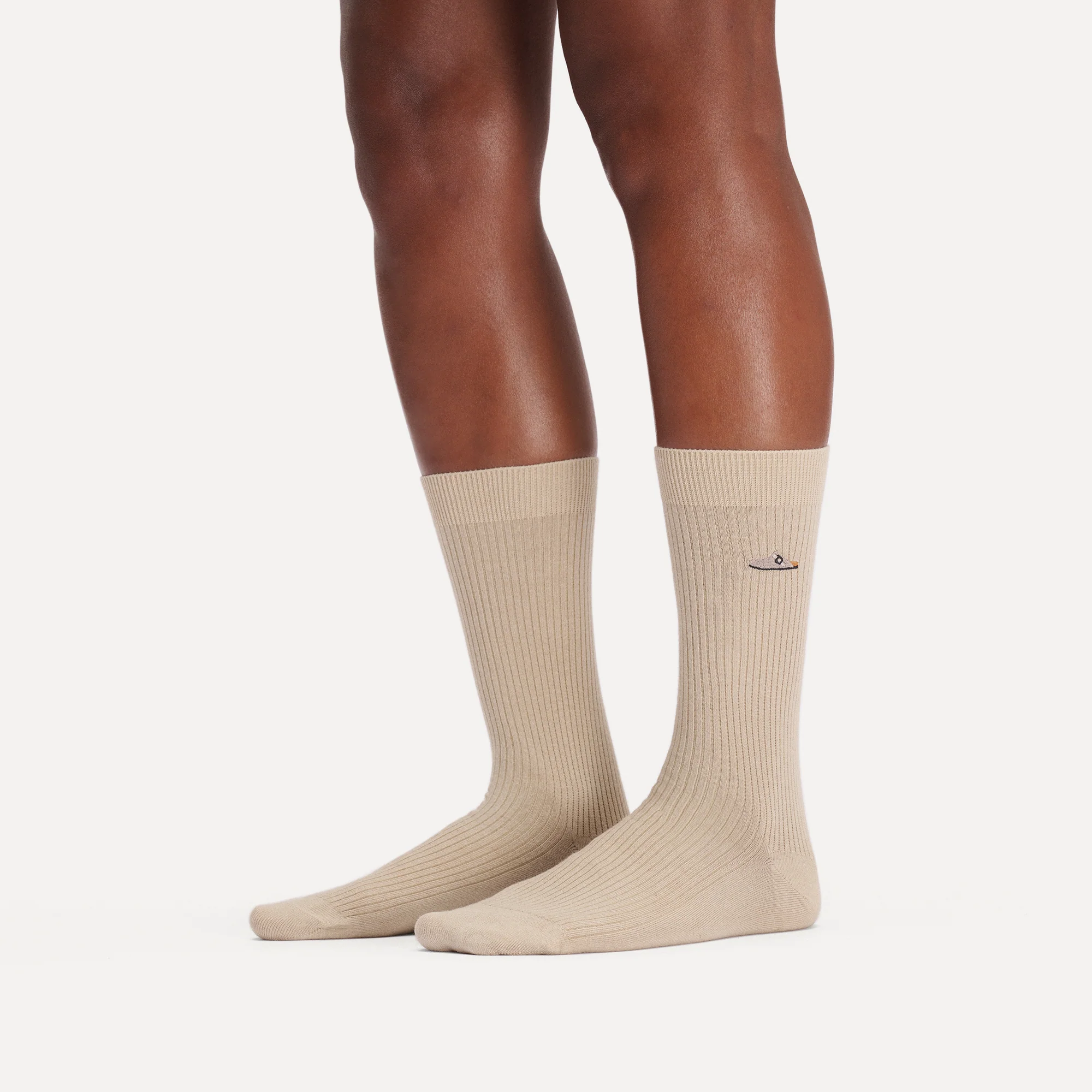 Cotton Rib Socks Sandcastle - Image 3