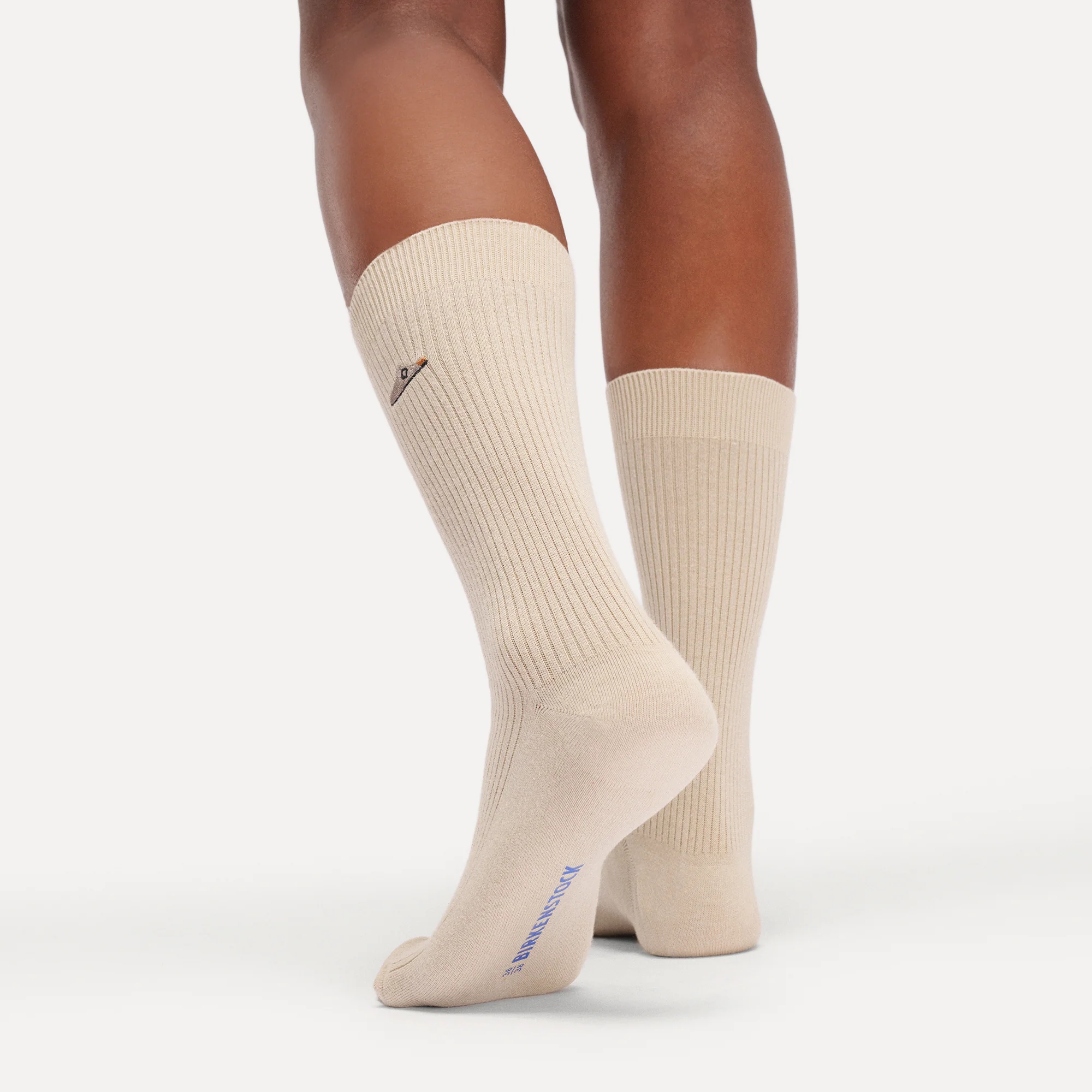 Cotton Rib Socks Sandcastle - Image 4
