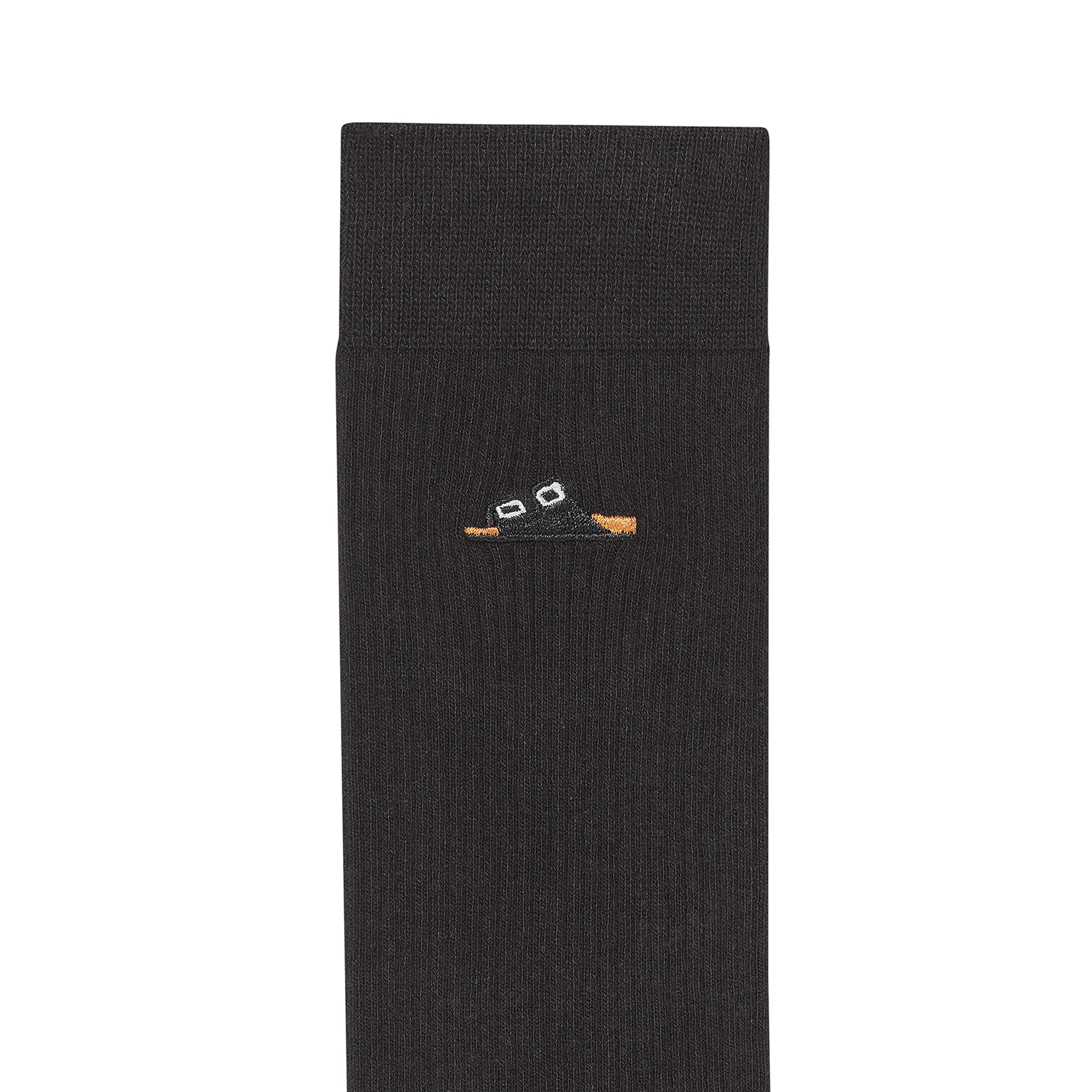 Cotton Rib Socks Black - Image 2