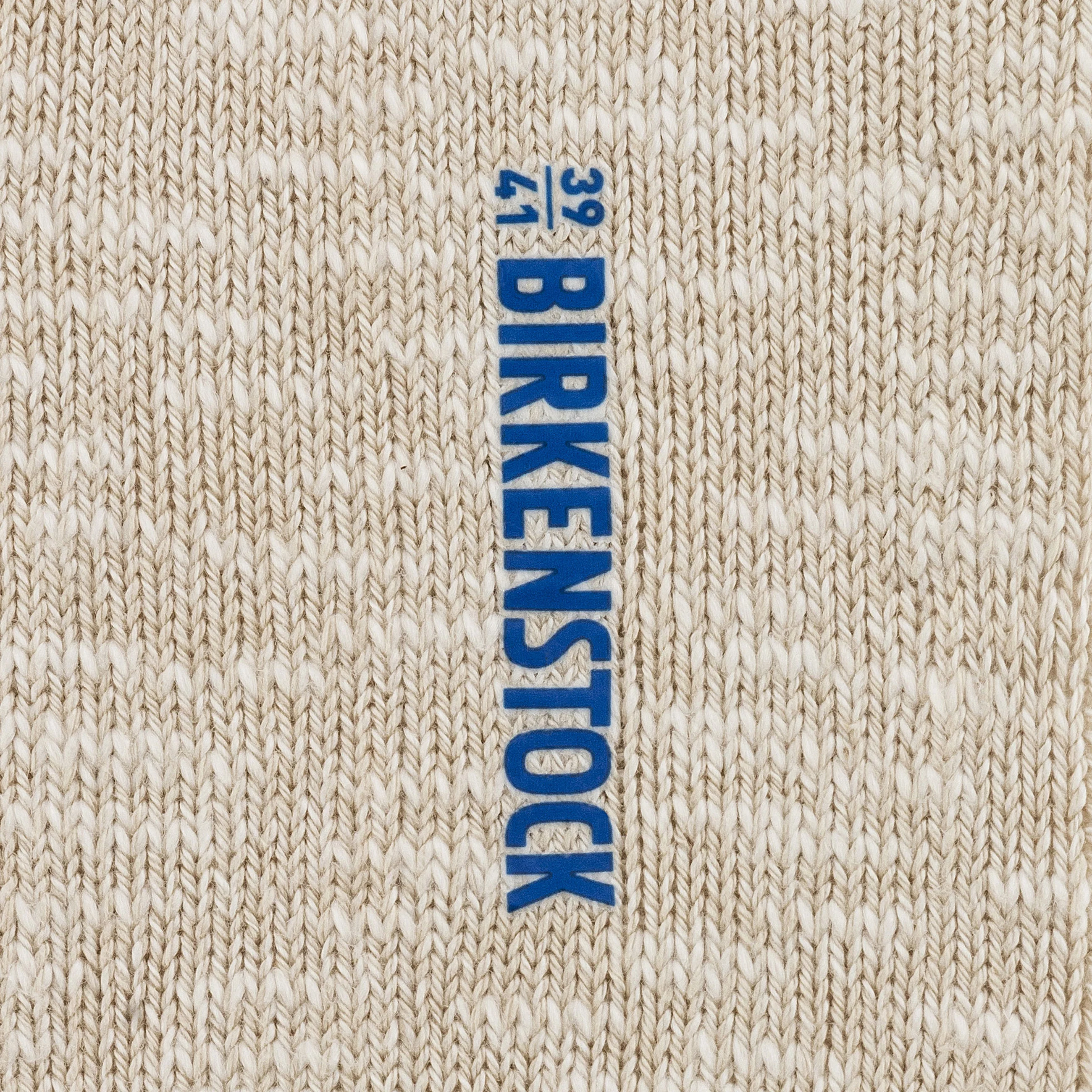 Cotton Slub Socks Beige White - Image 5