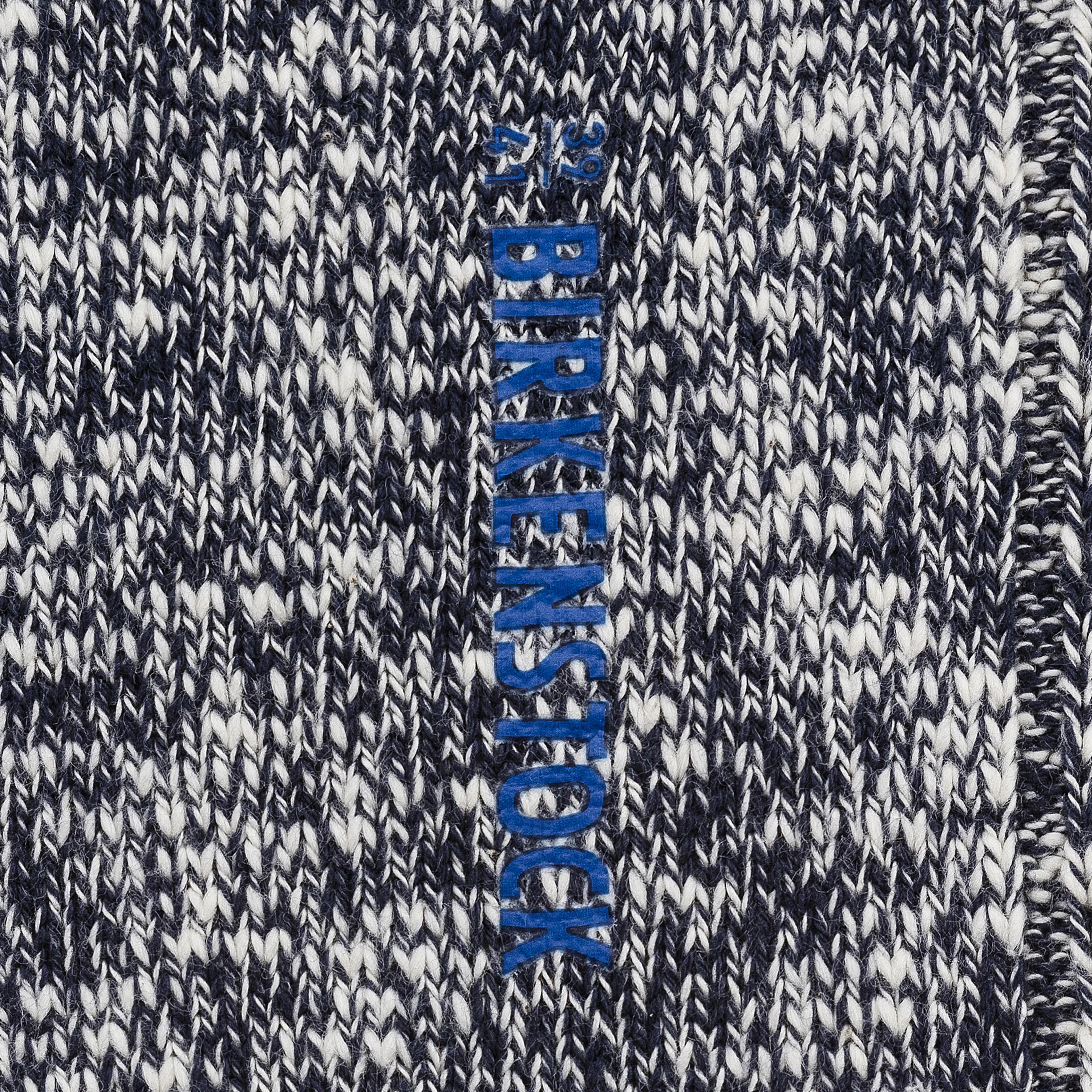 Cotton Slub Socks Blue White - Image 5