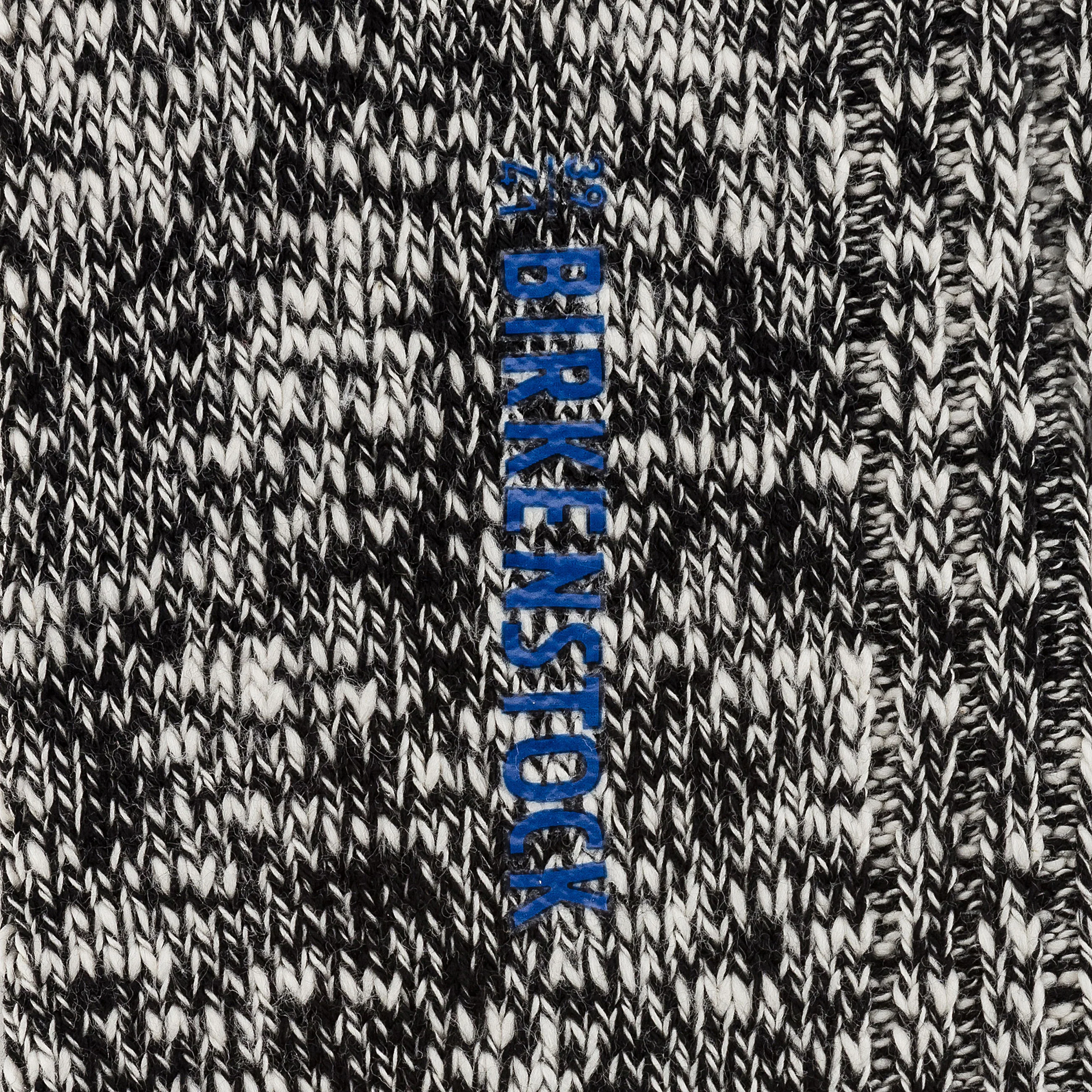 Cotton Slub Socks Black Grey - Image 4