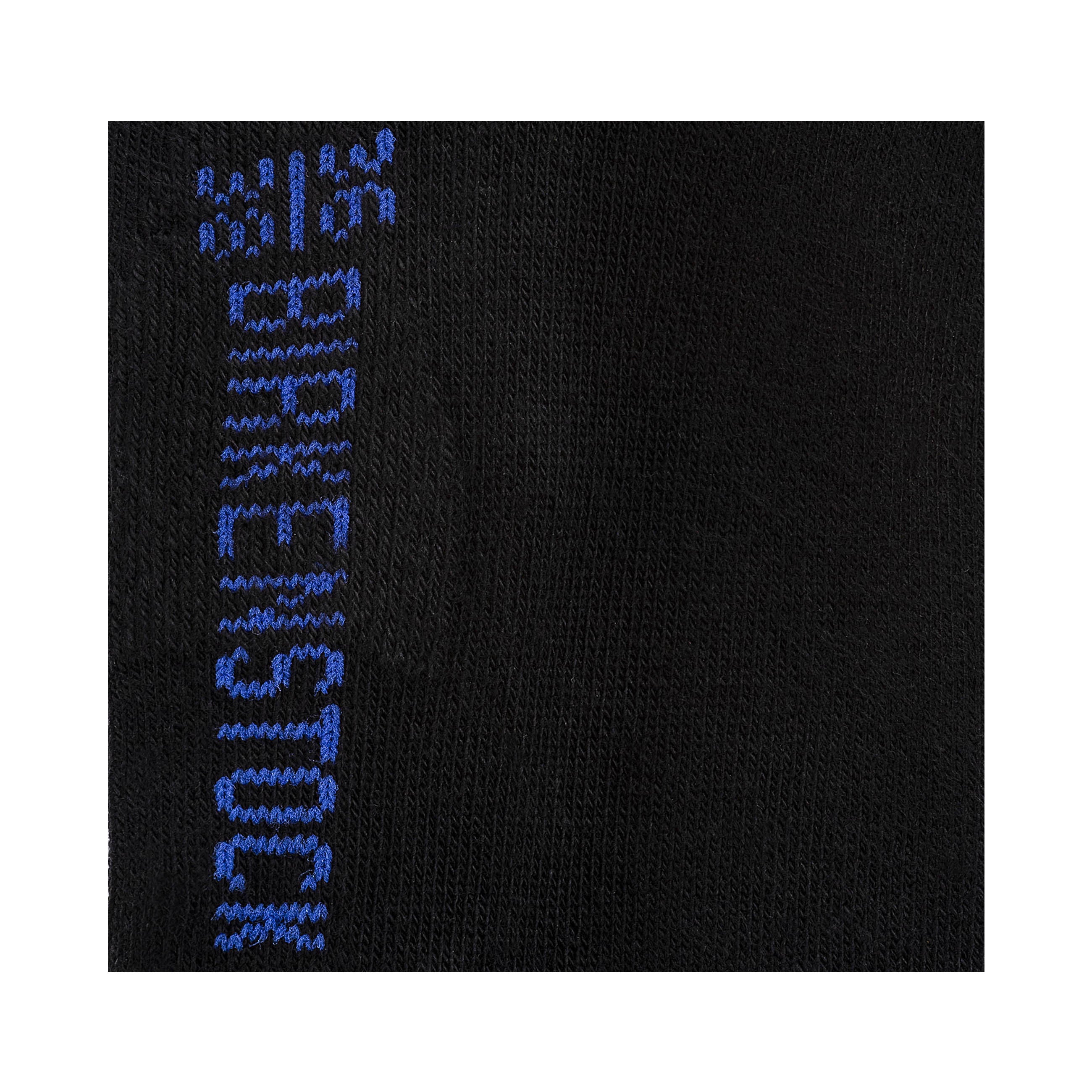 Cotton Sole Invisible Socks Black - Image 2