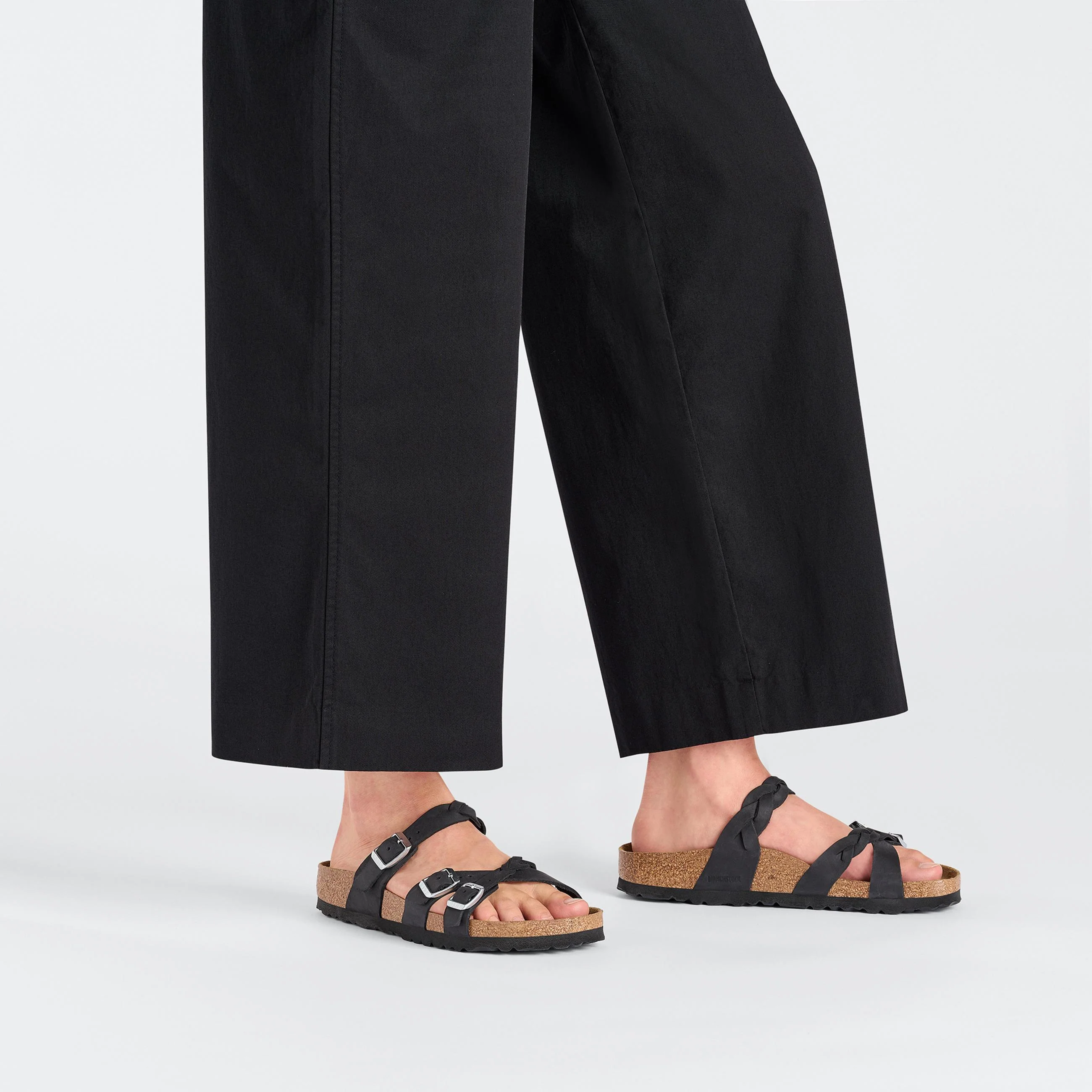 Franca Braided Black Oiled Leather - Image 5