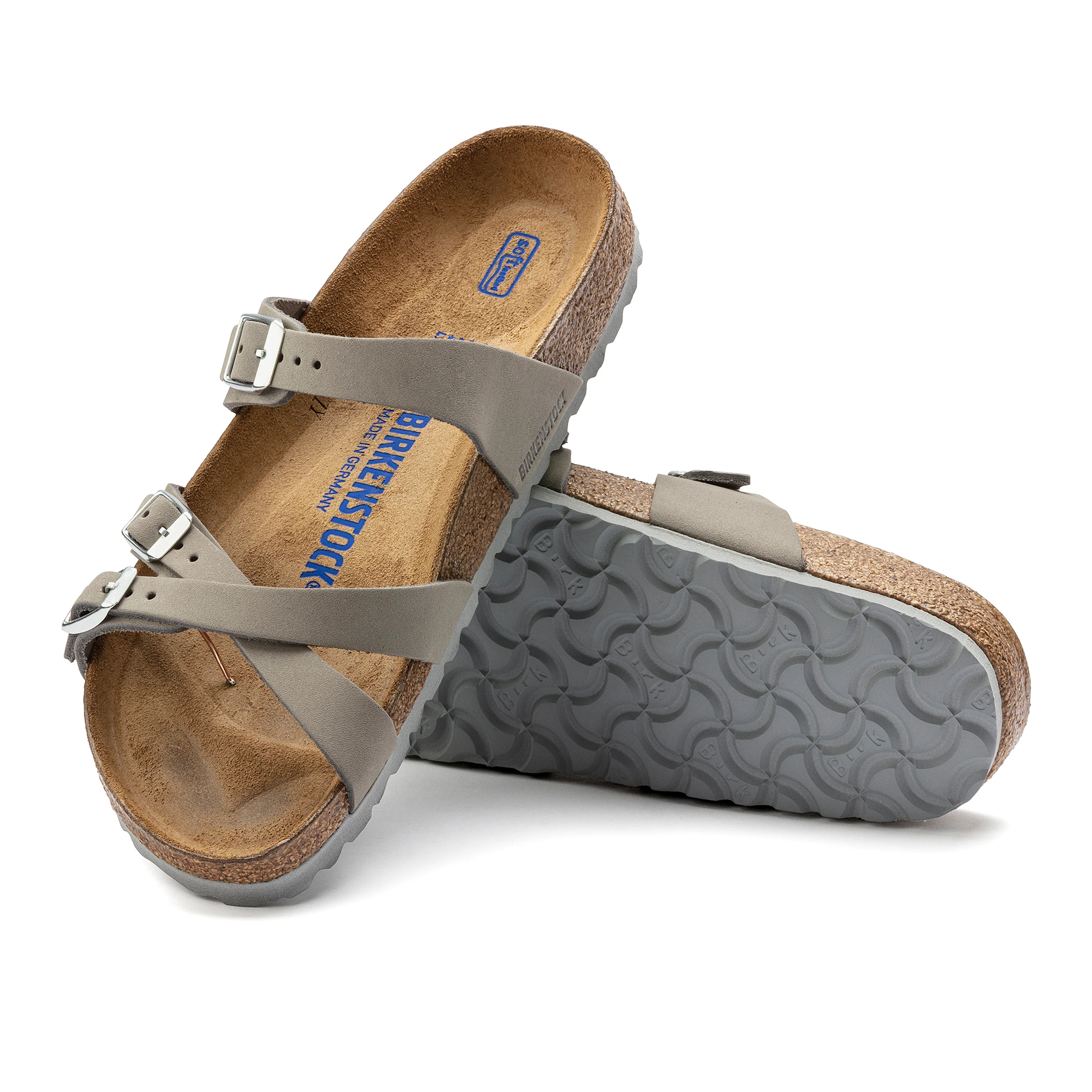 Franca SFB Dove Grey Nubuck Leather - Image 4