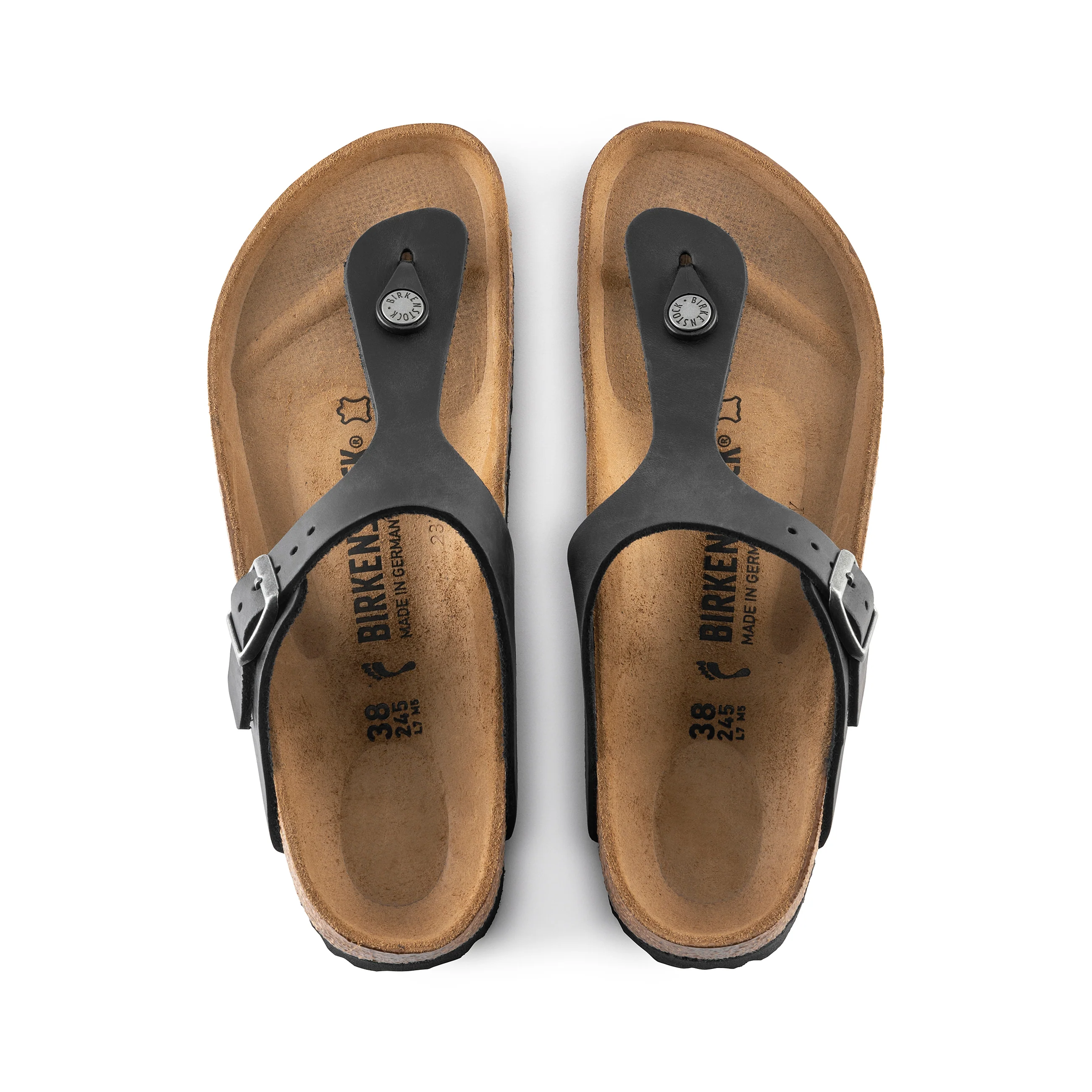 Gizeh Black Oiled Leather - Image 3