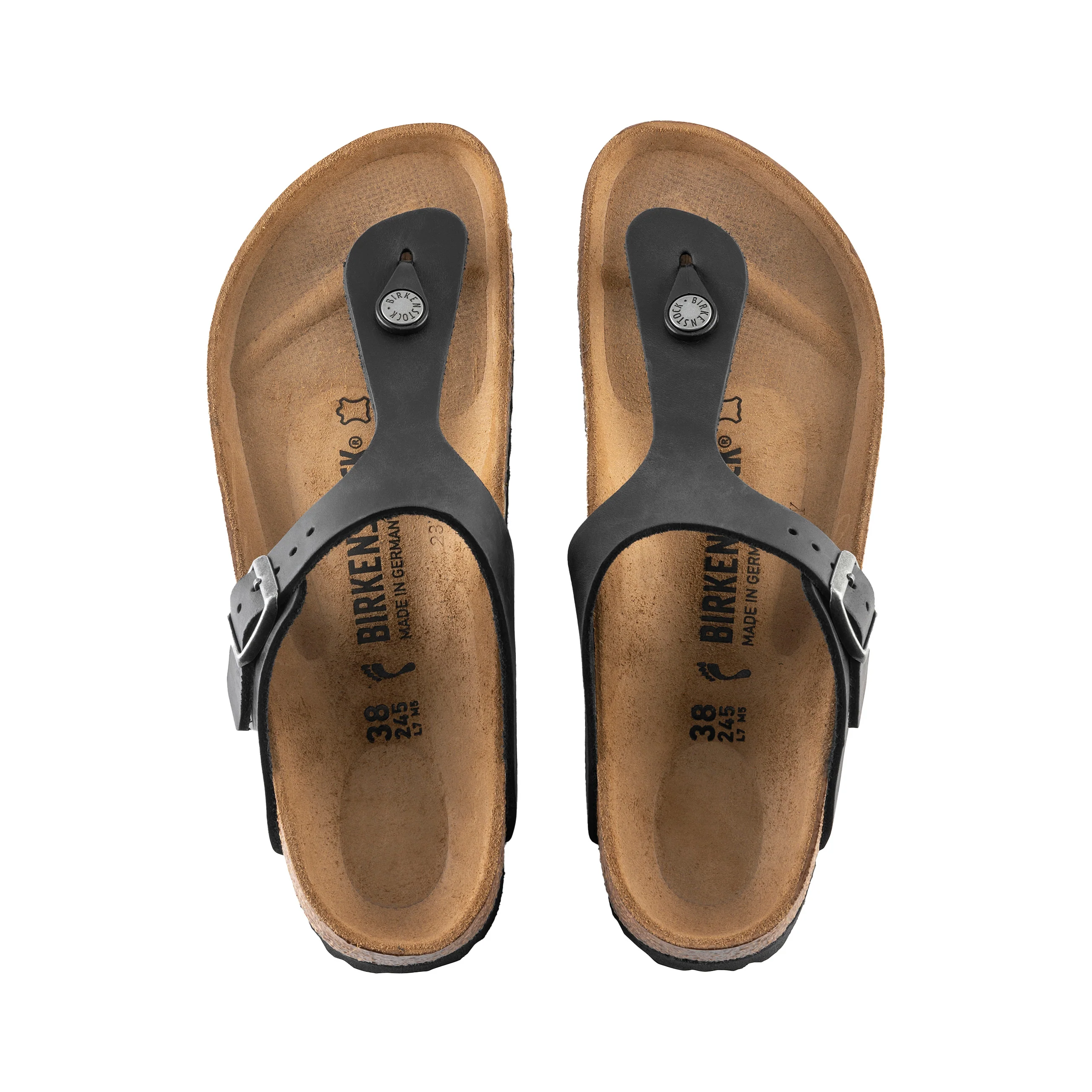 Gizeh Black Oiled Leather - Image 3