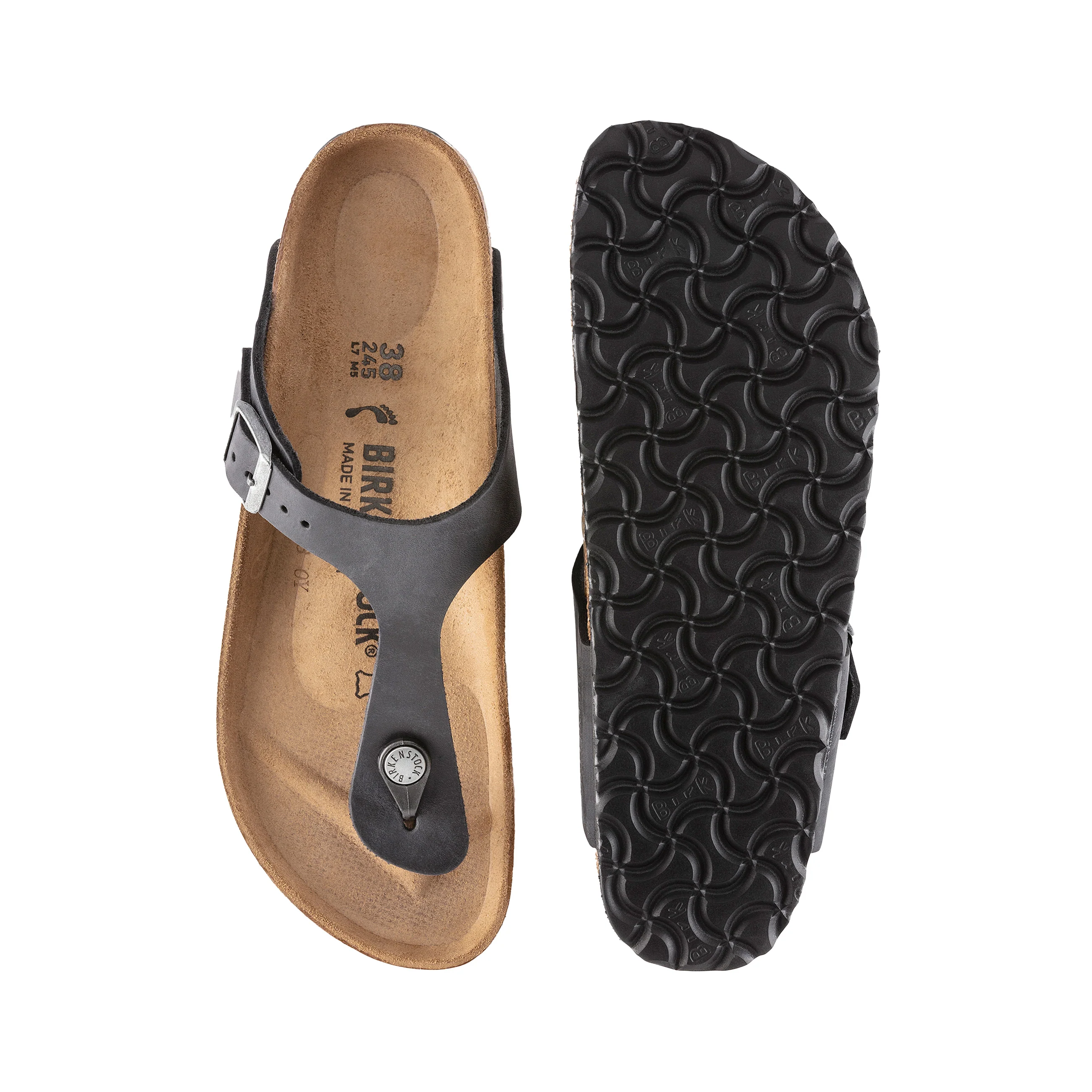 Gizeh Black Oiled Leather - Image 4