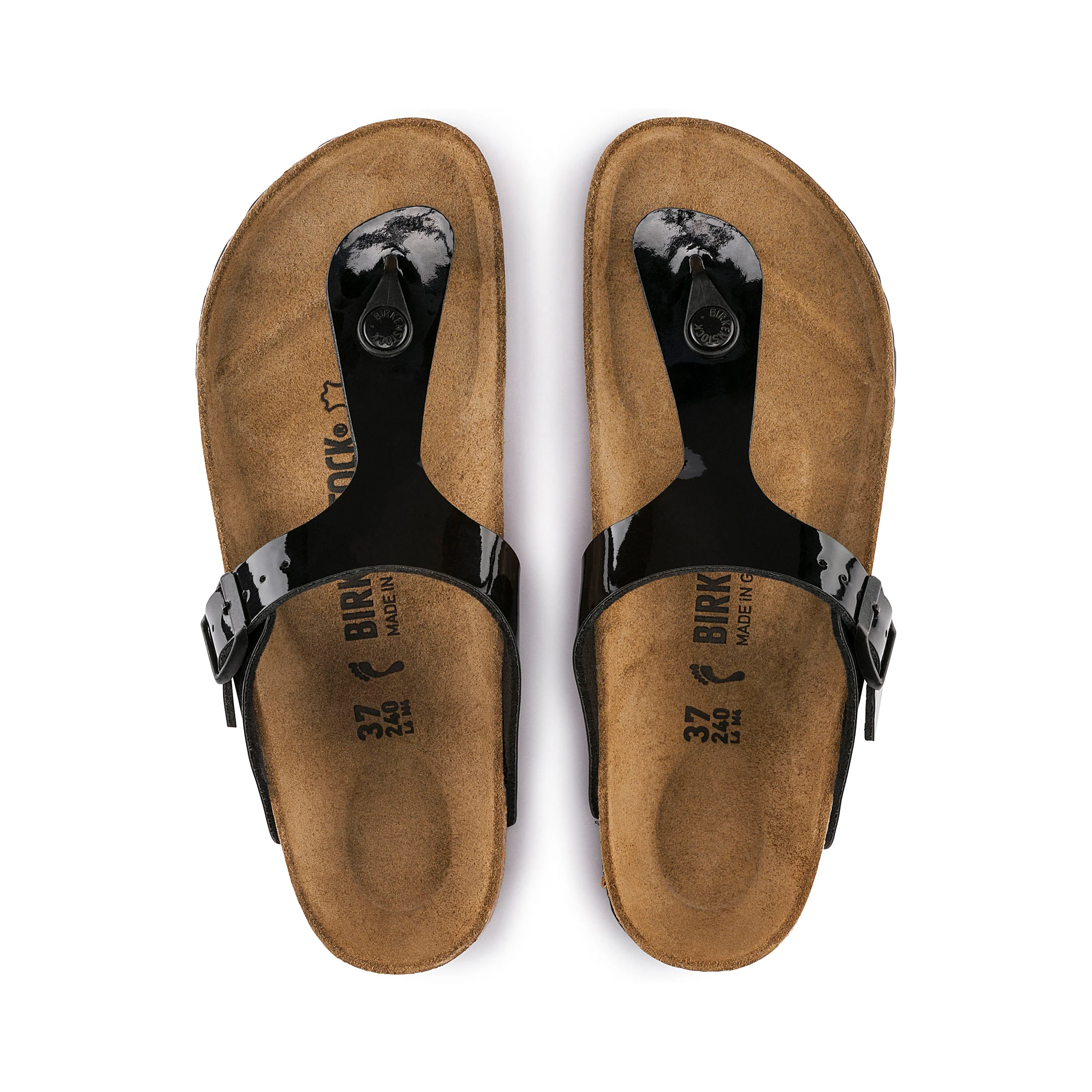 Gizeh Black Patent Birko-Flor - Image 3