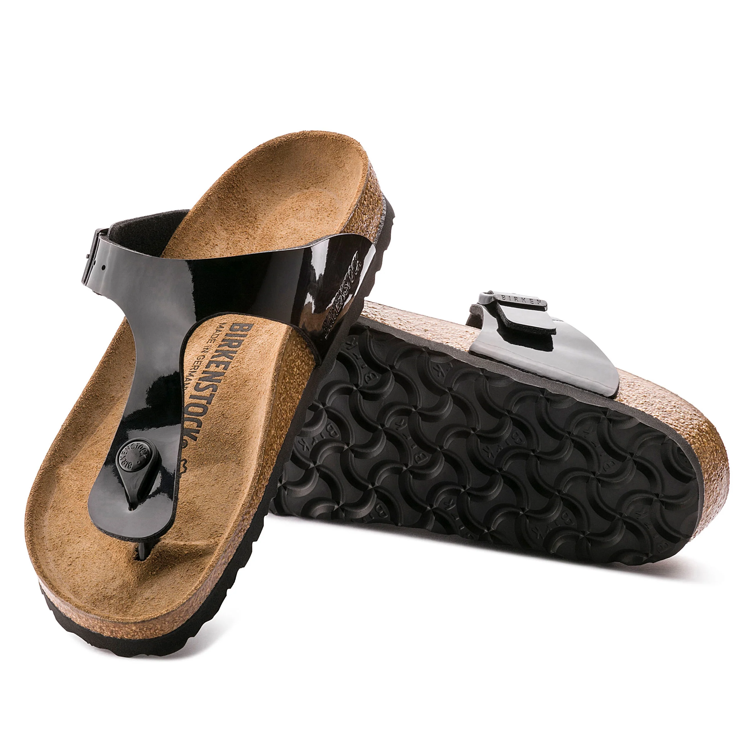 Gizeh Black Patent Birko-Flor - Image 4