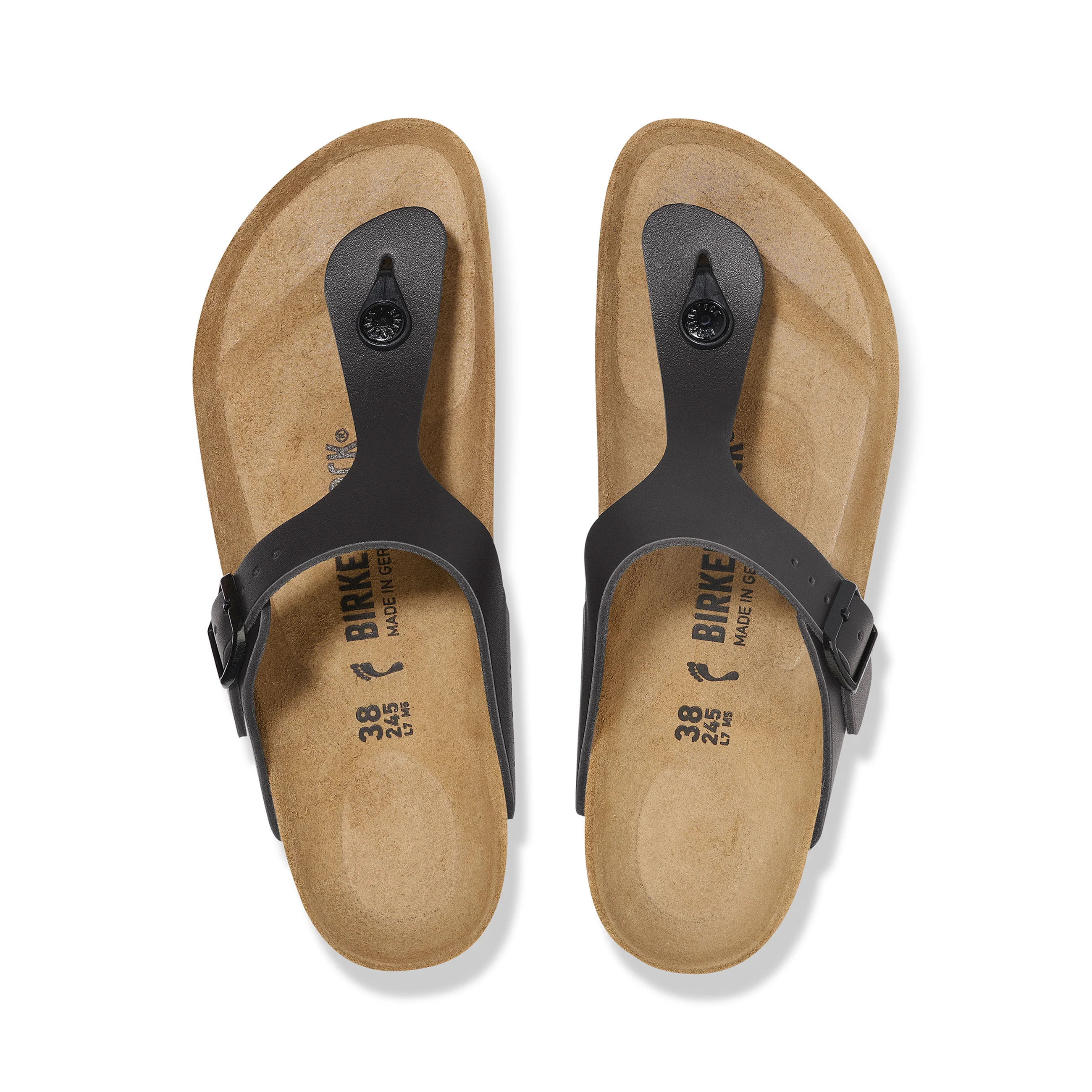 Gizeh Black Smooth Leather - Image 3