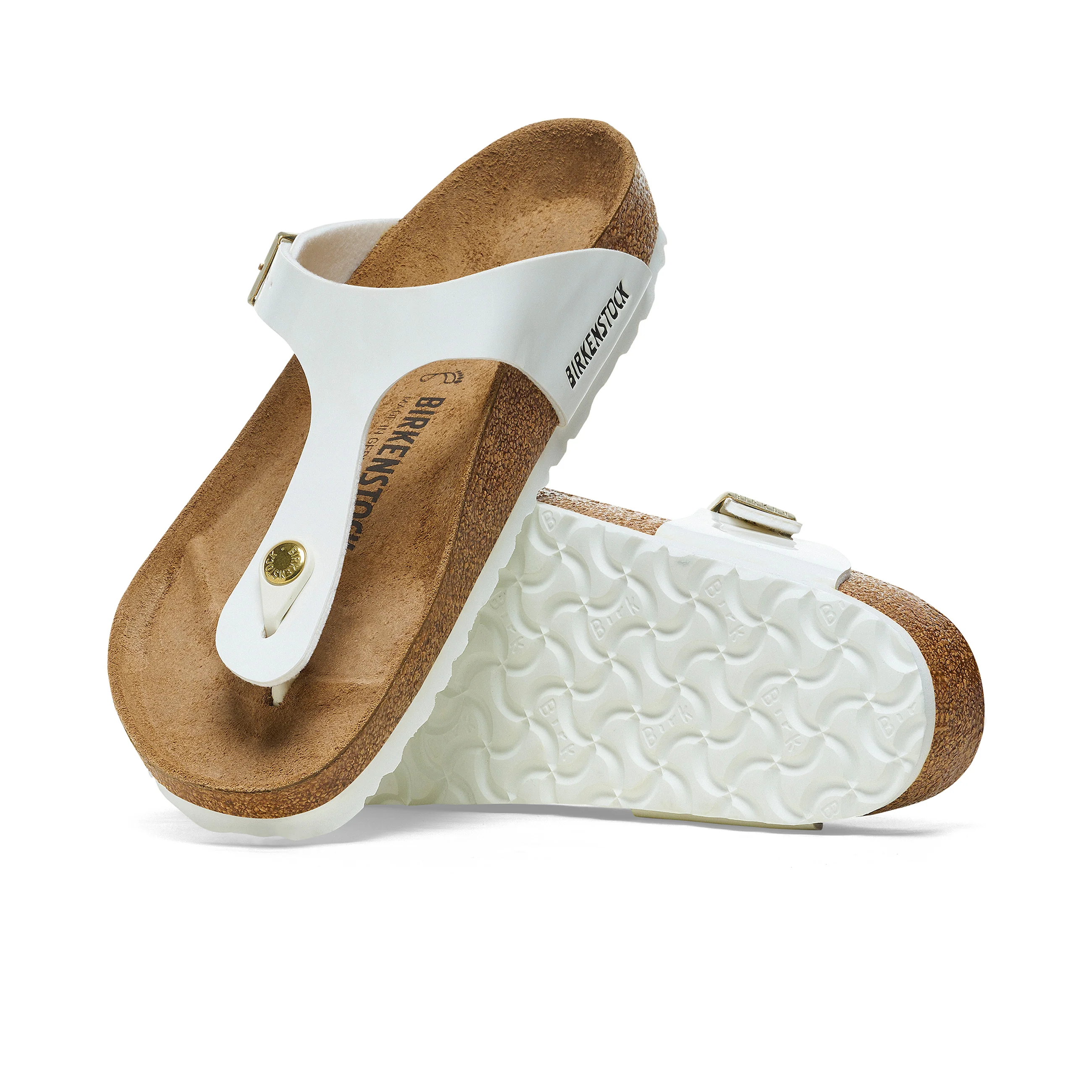 Gizeh Patent White Birko-Flor - Image 4