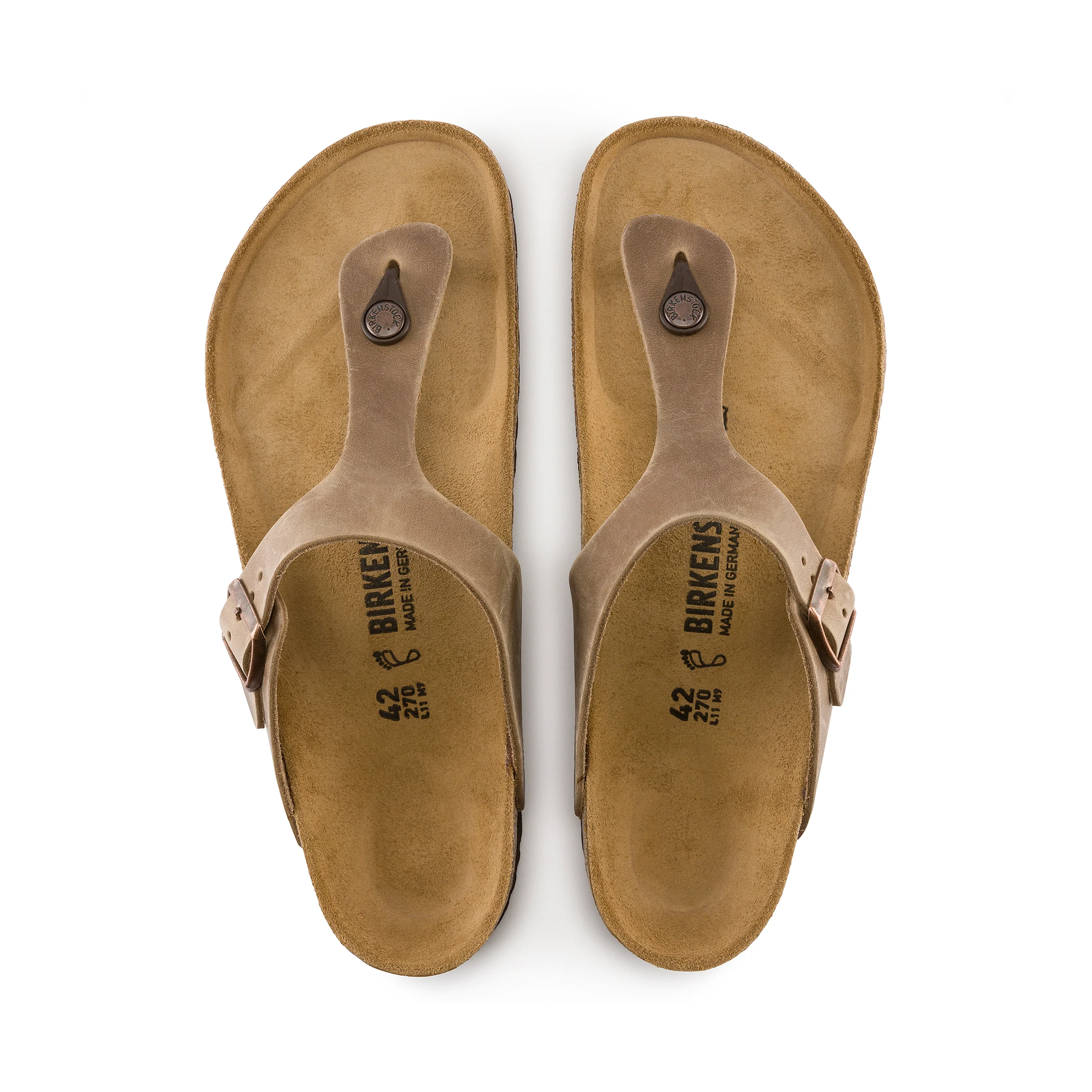 Gizeh Tabacco Brown Oiled Leather - Image 3