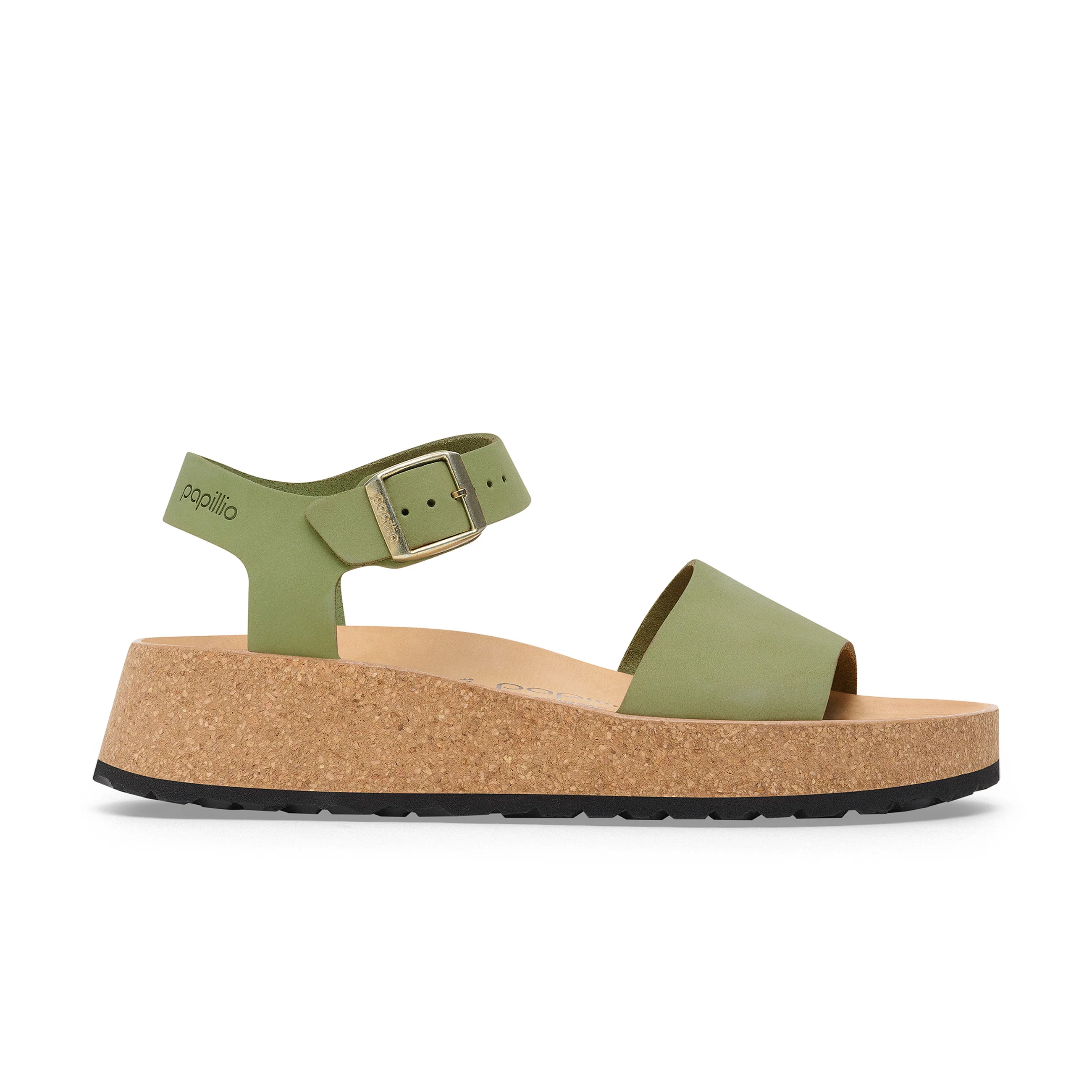 Glenda Green Tea Nubuck Leather - Image 2