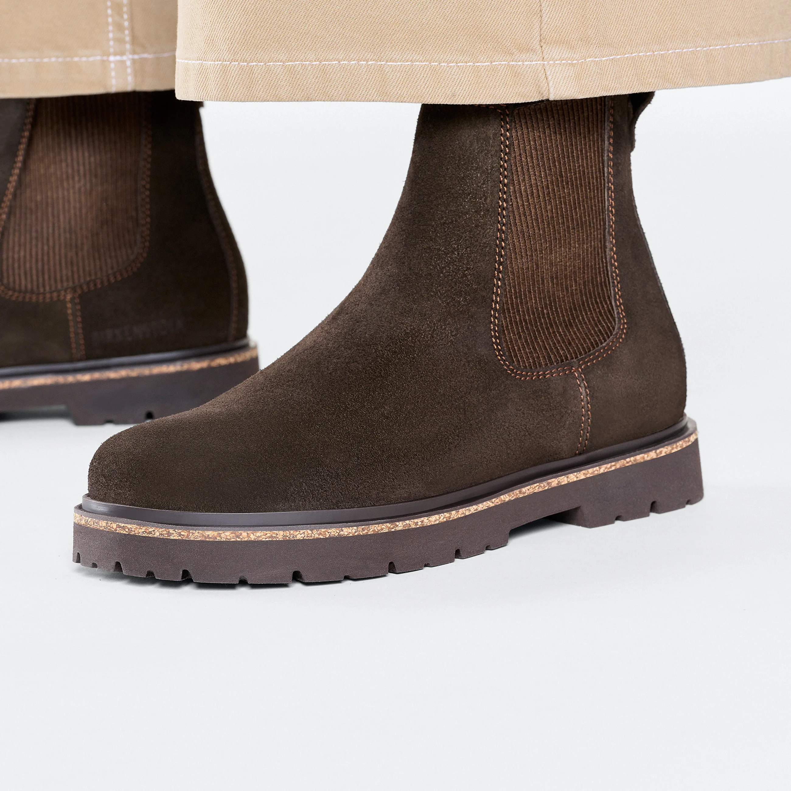 Highwood W Mocca Suede Leather - Image 6