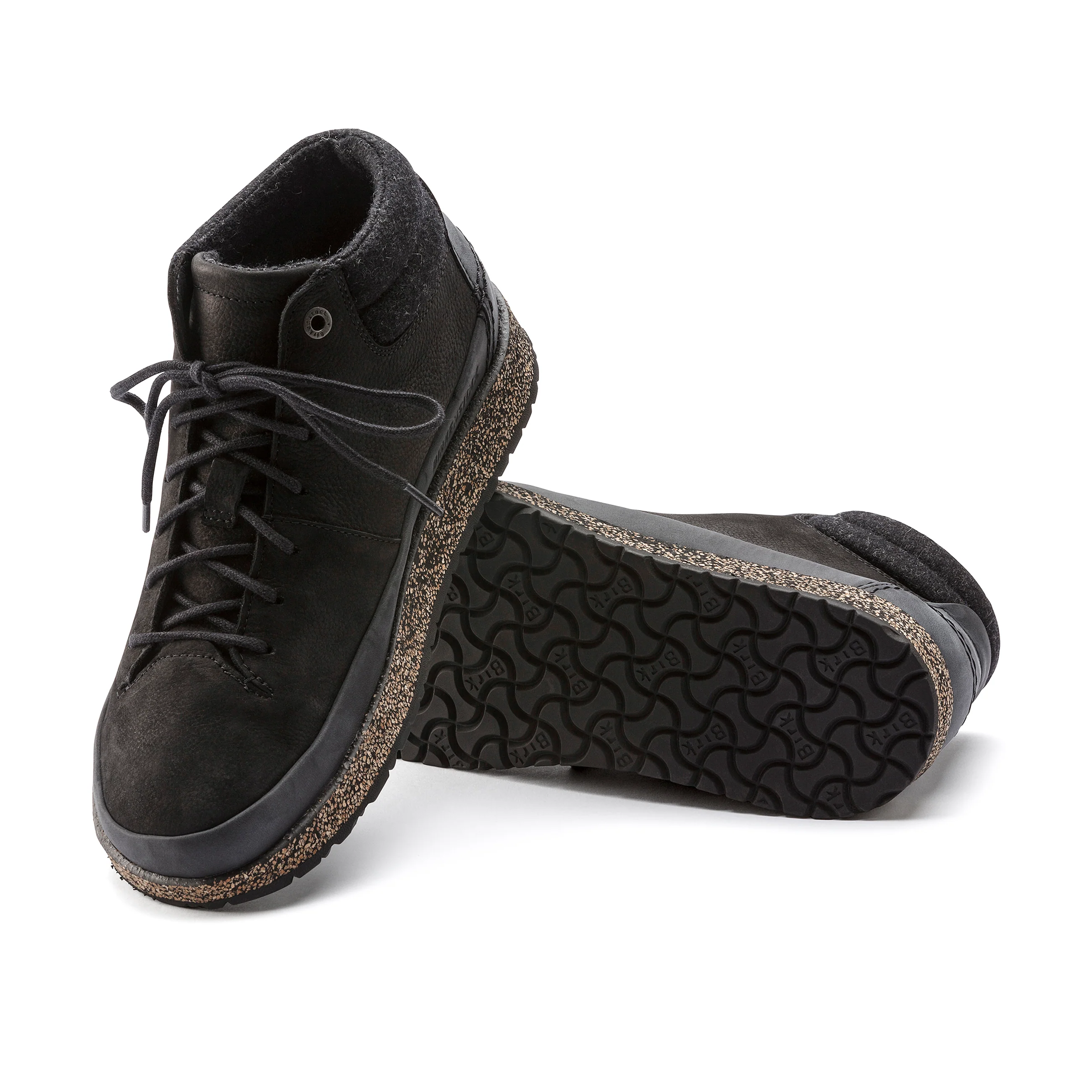 Honnef High Black Oiled Nubuck Leather - Image 3