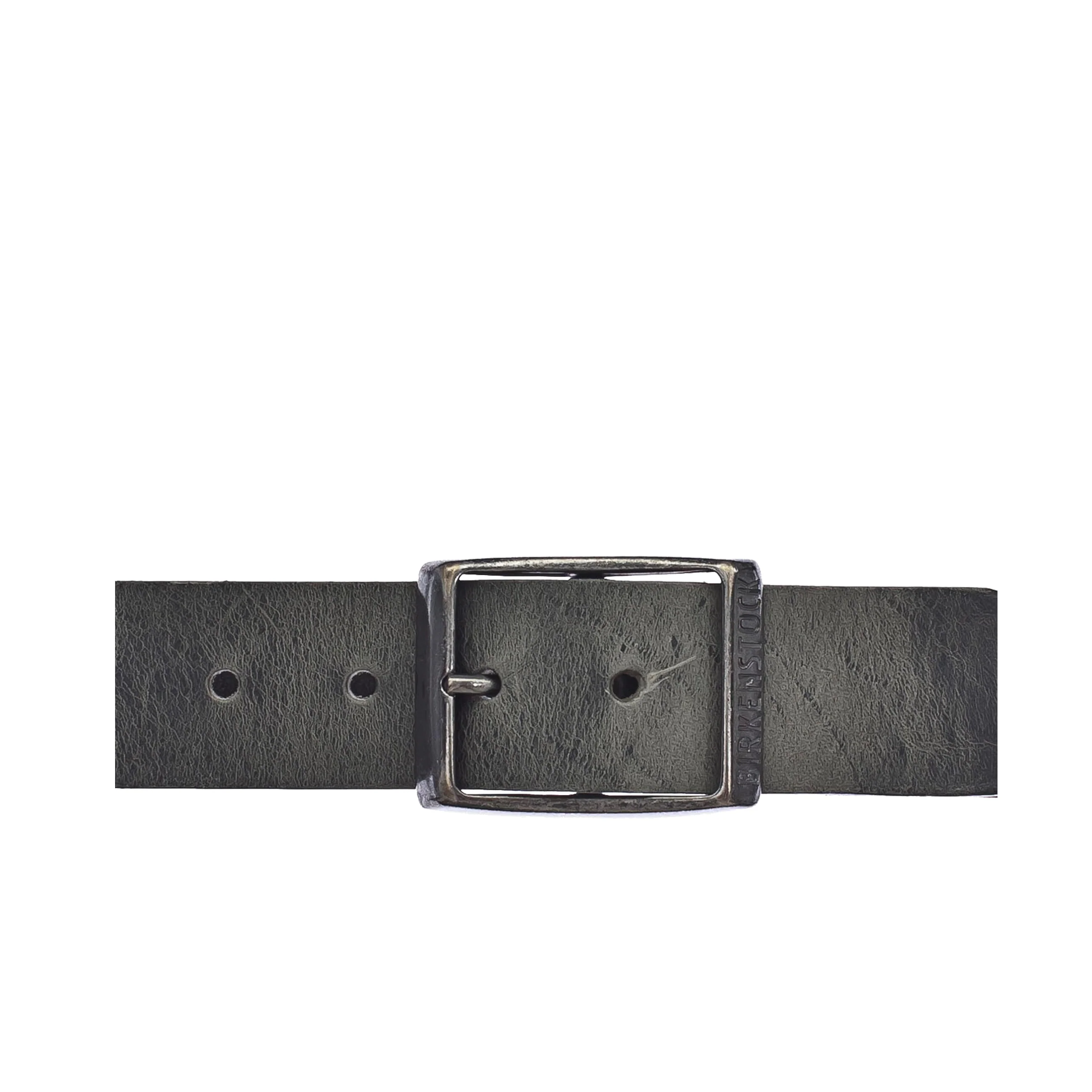 Kansas Belt Grey Oiled Leather 35mm One Size - Image 3