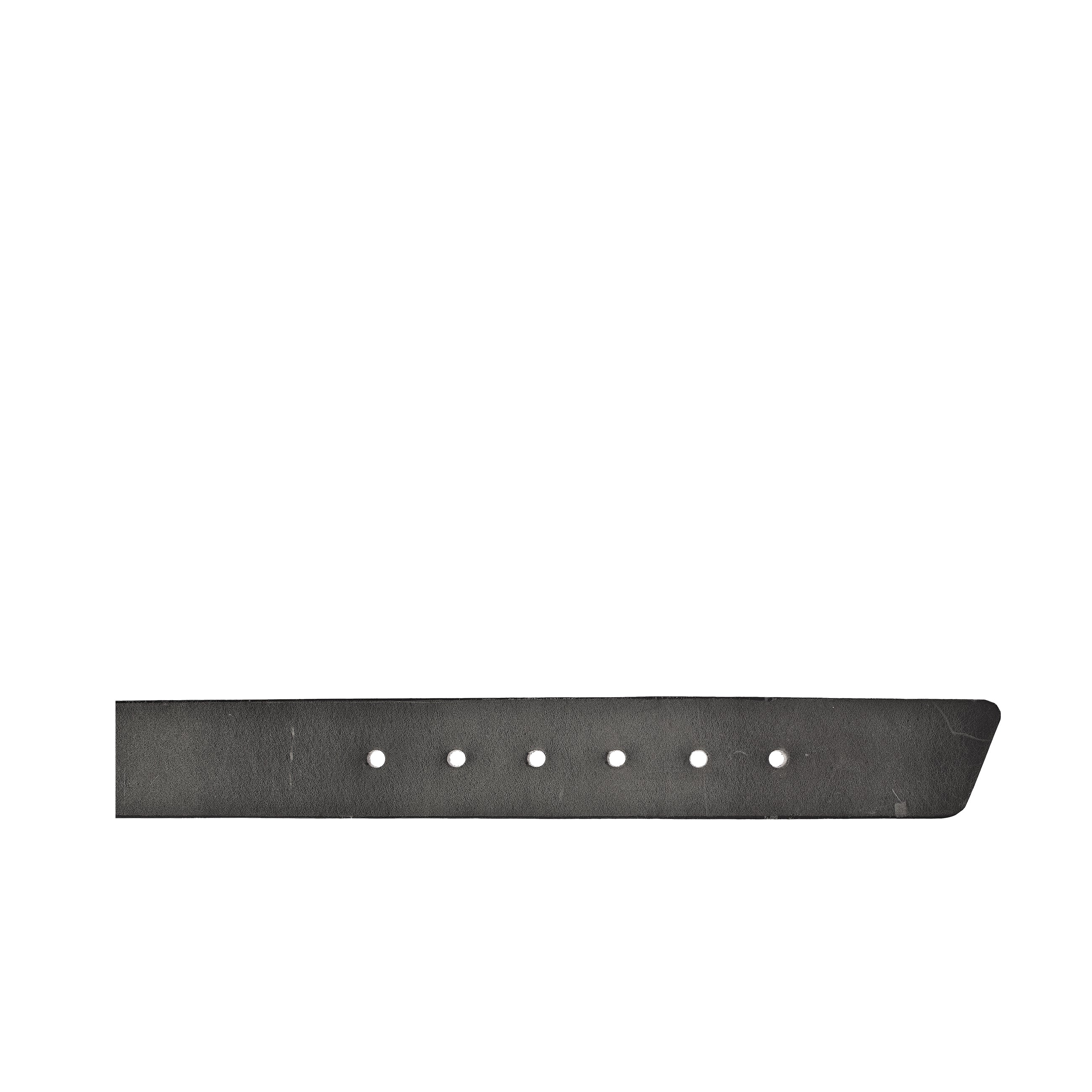 Kansas Belt Grey Oiled Leather 35mm One Size - Image 5