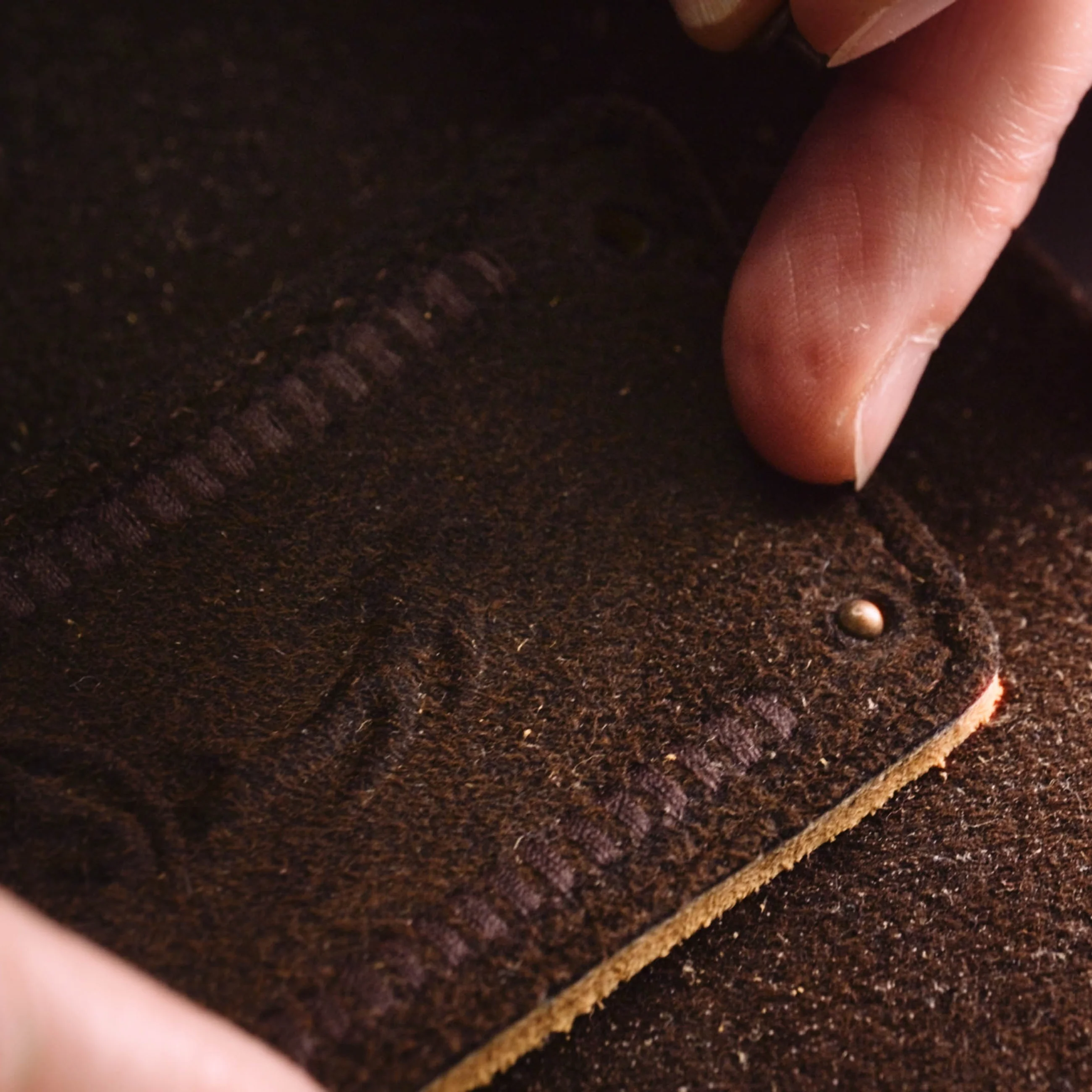 Kyoto 250 Old Black Deerskin Leather - Image 6