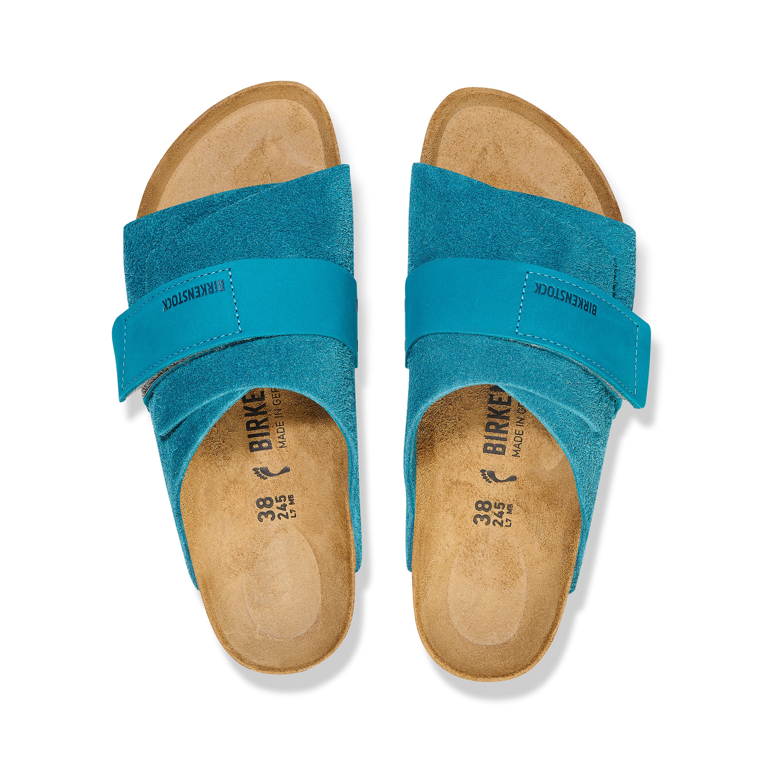 Kyoto Deep Turquoise Nubuck/Suede Leather - Image 3