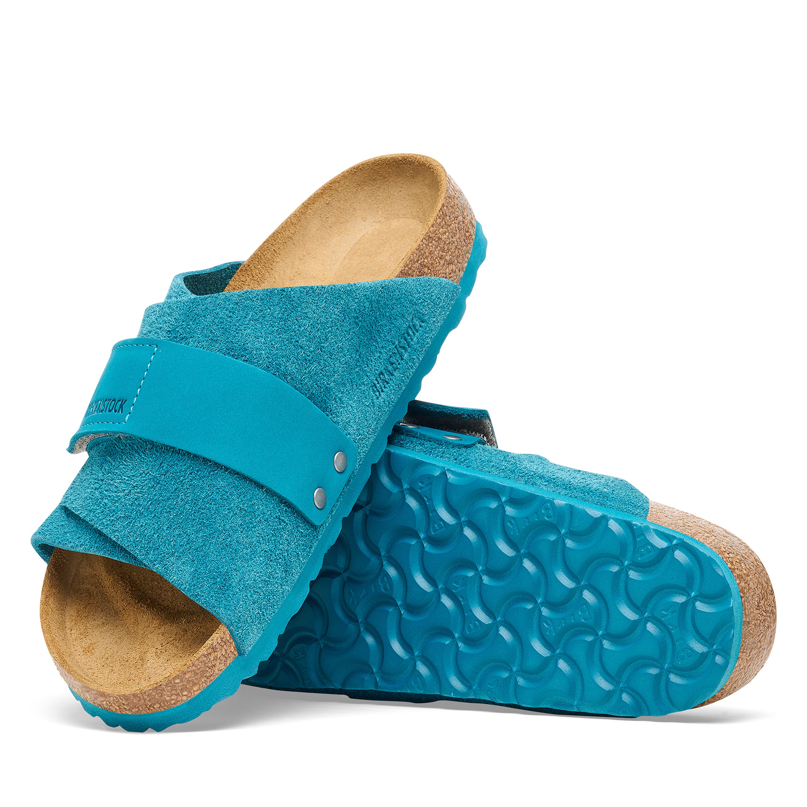 Kyoto Deep Turquoise Nubuck/Suede Leather - Image 4