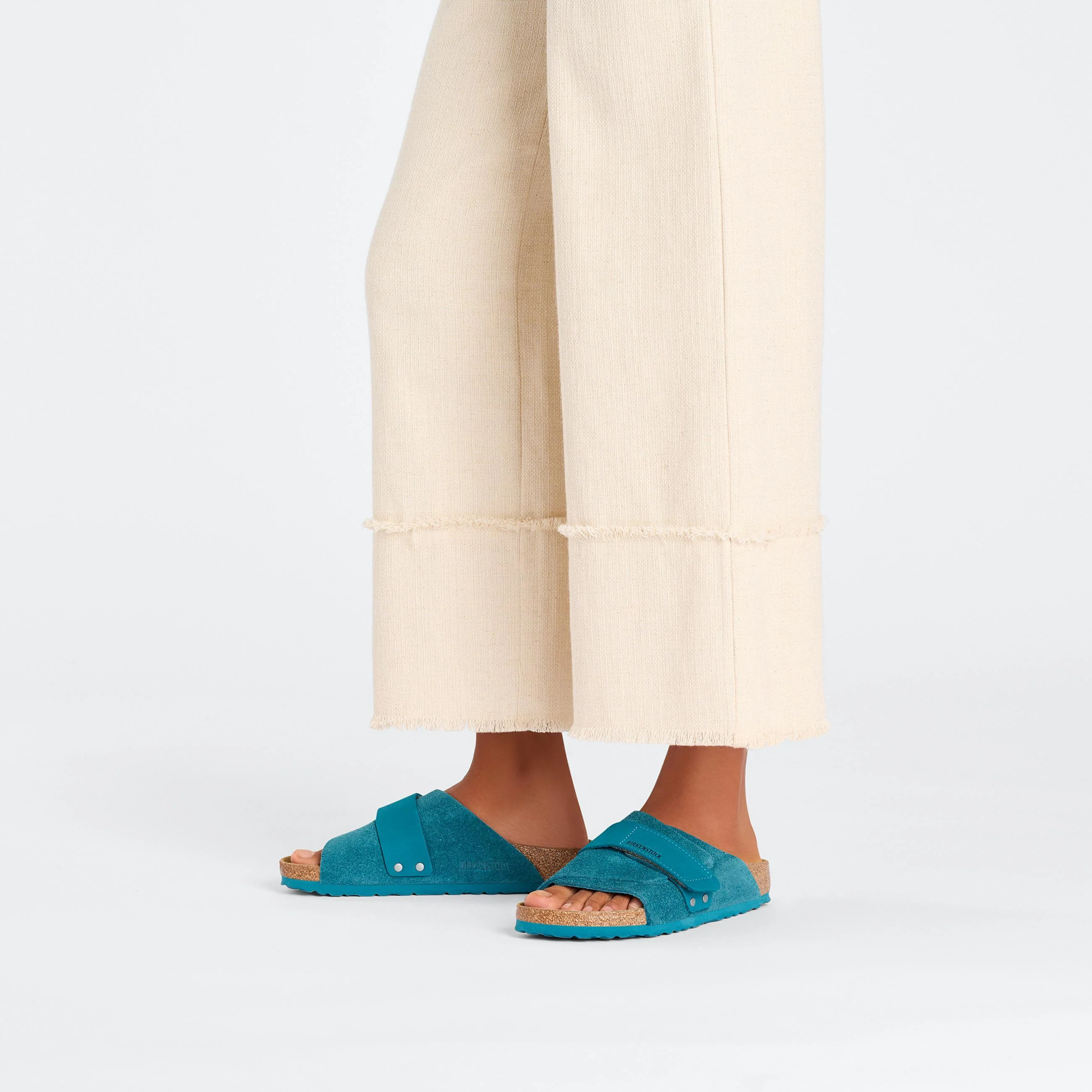 Kyoto Deep Turquoise Nubuck/Suede Leather - Image 5