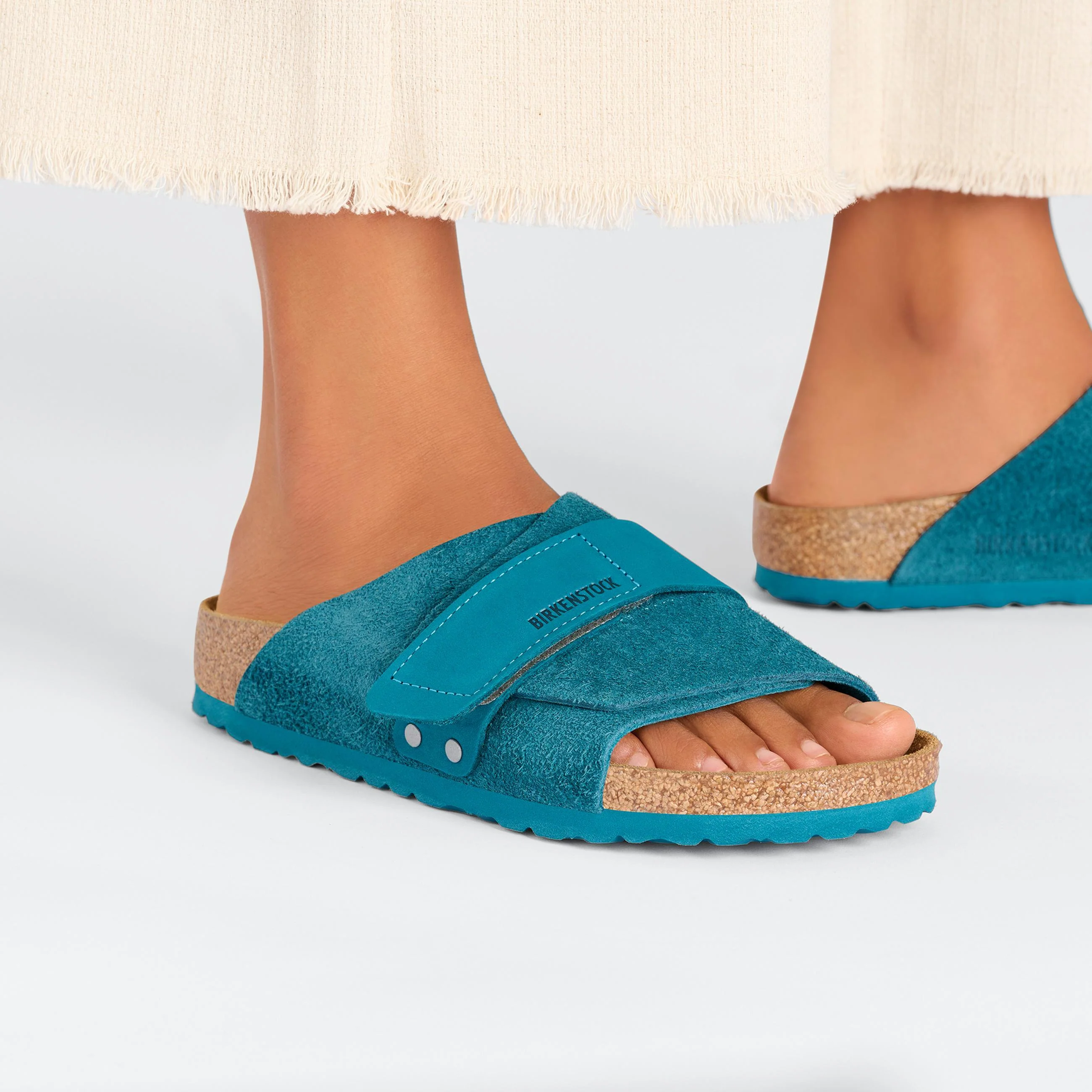 Kyoto Deep Turquoise Nubuck/Suede Leather - Image 6