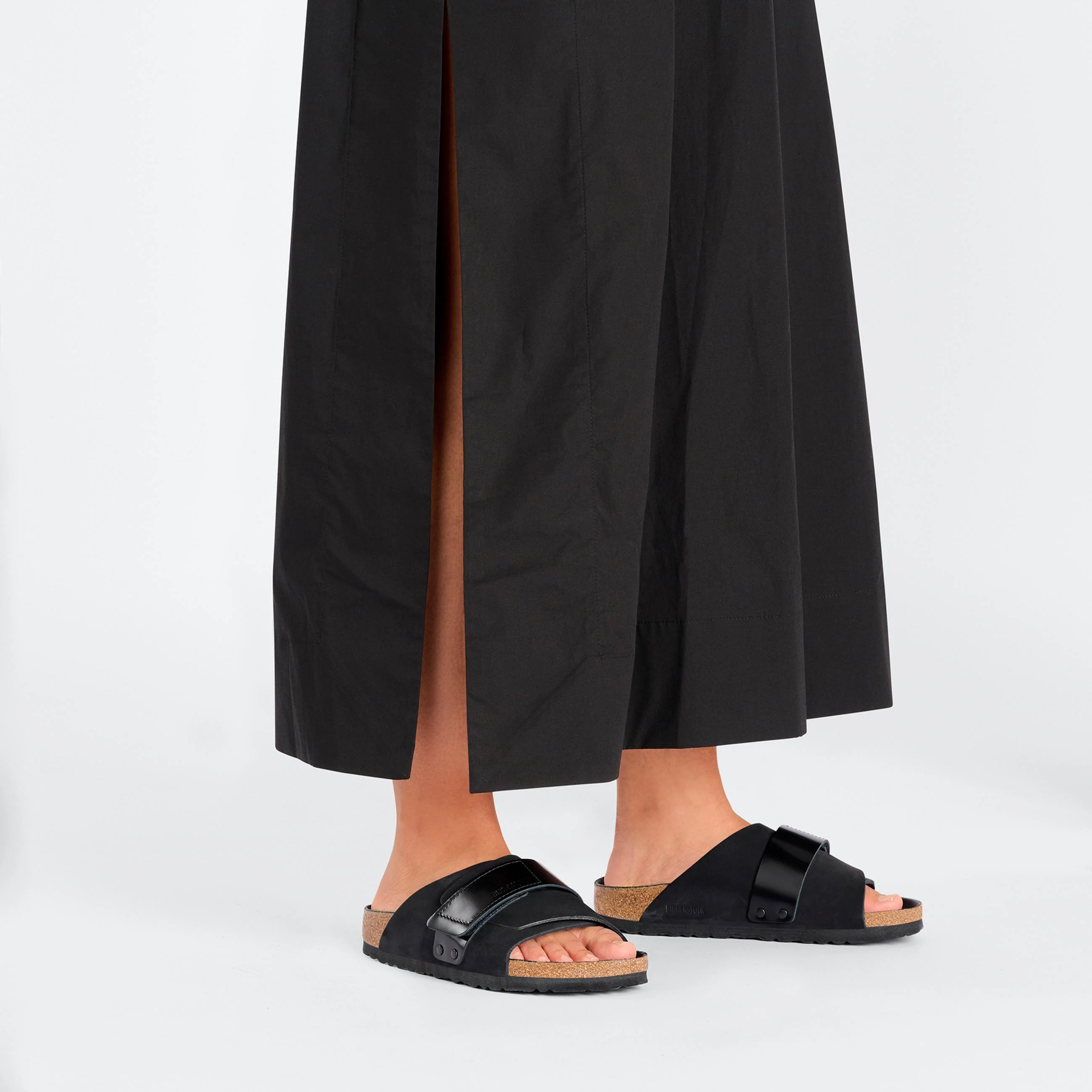 Kyoto High Shine Black Nubuck Leather - Image 5