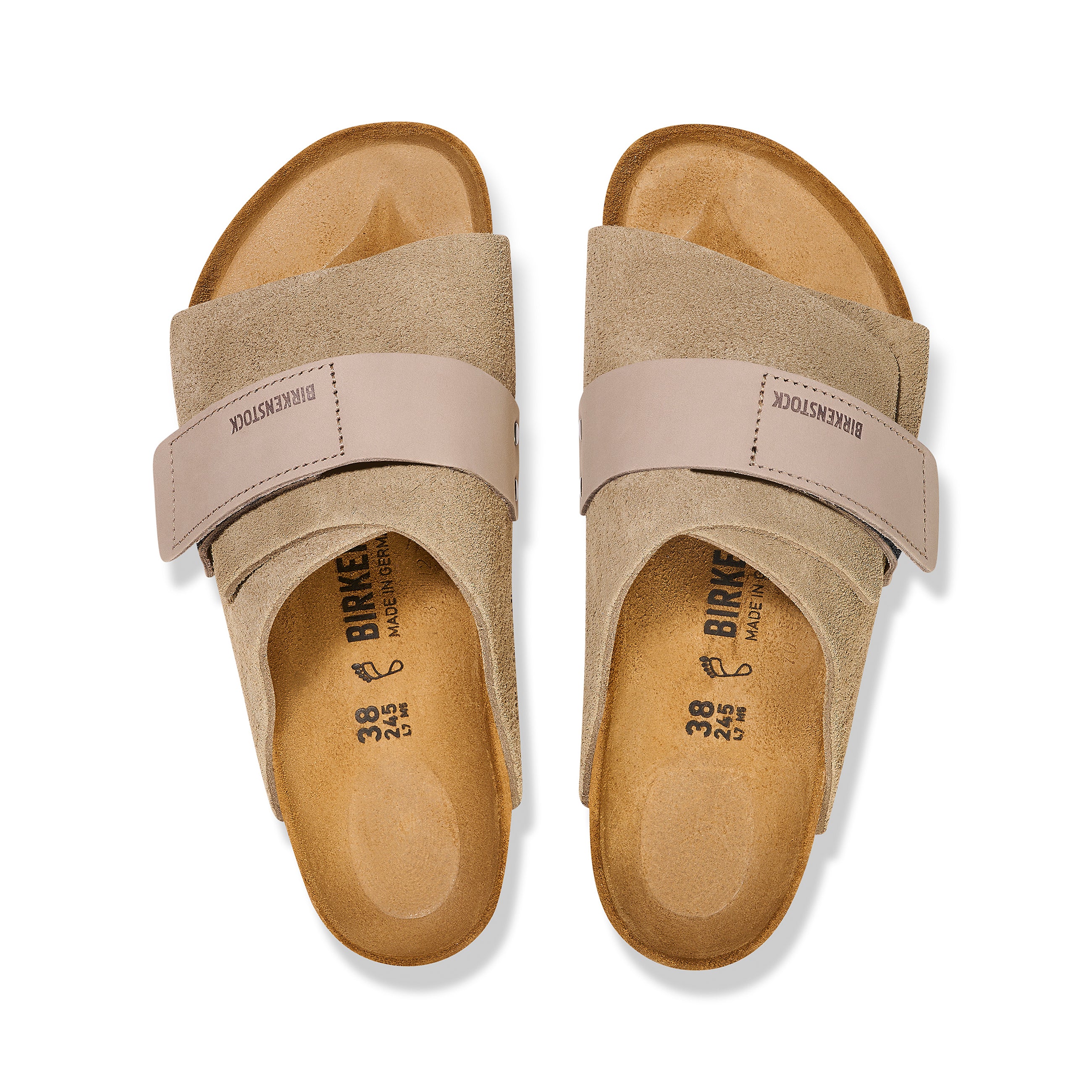 Kyoto Taupe Suede/Nubuck Leather - Image 3