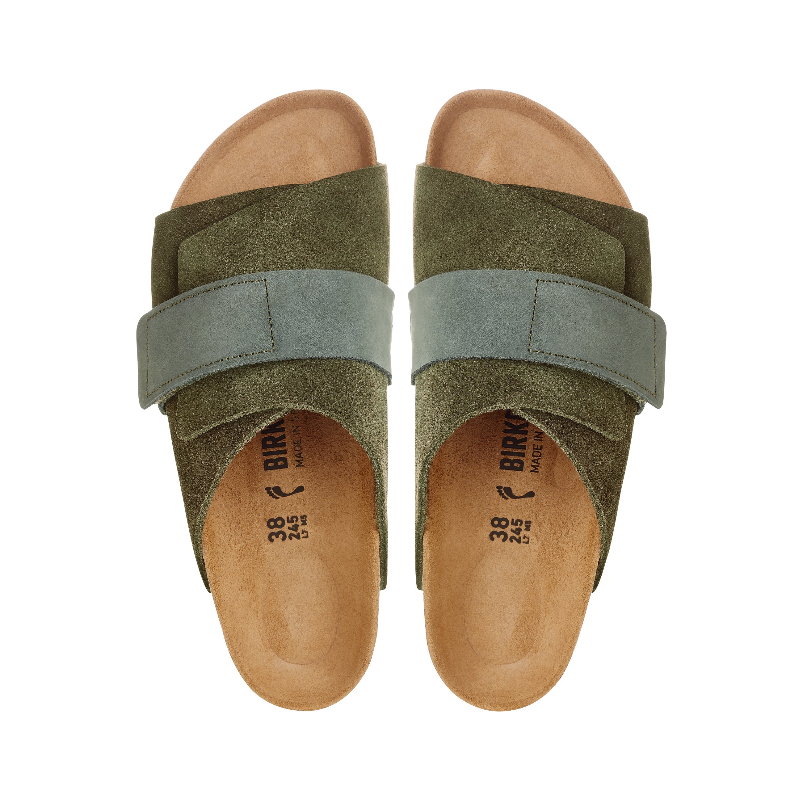 Kyoto Thyme Suede Leather - Image 3