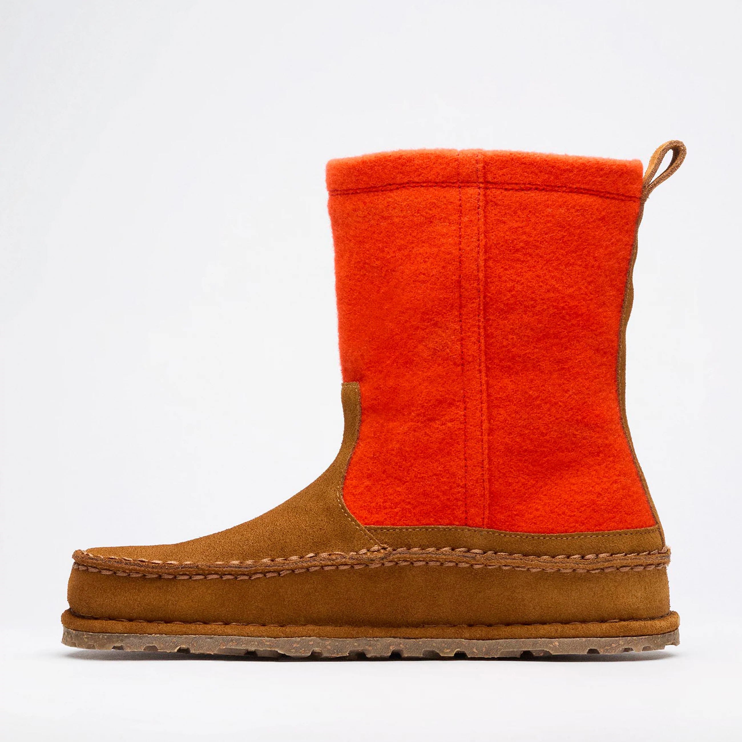 Lahti Mink/Flame Wool/Suede Leather - Image 4