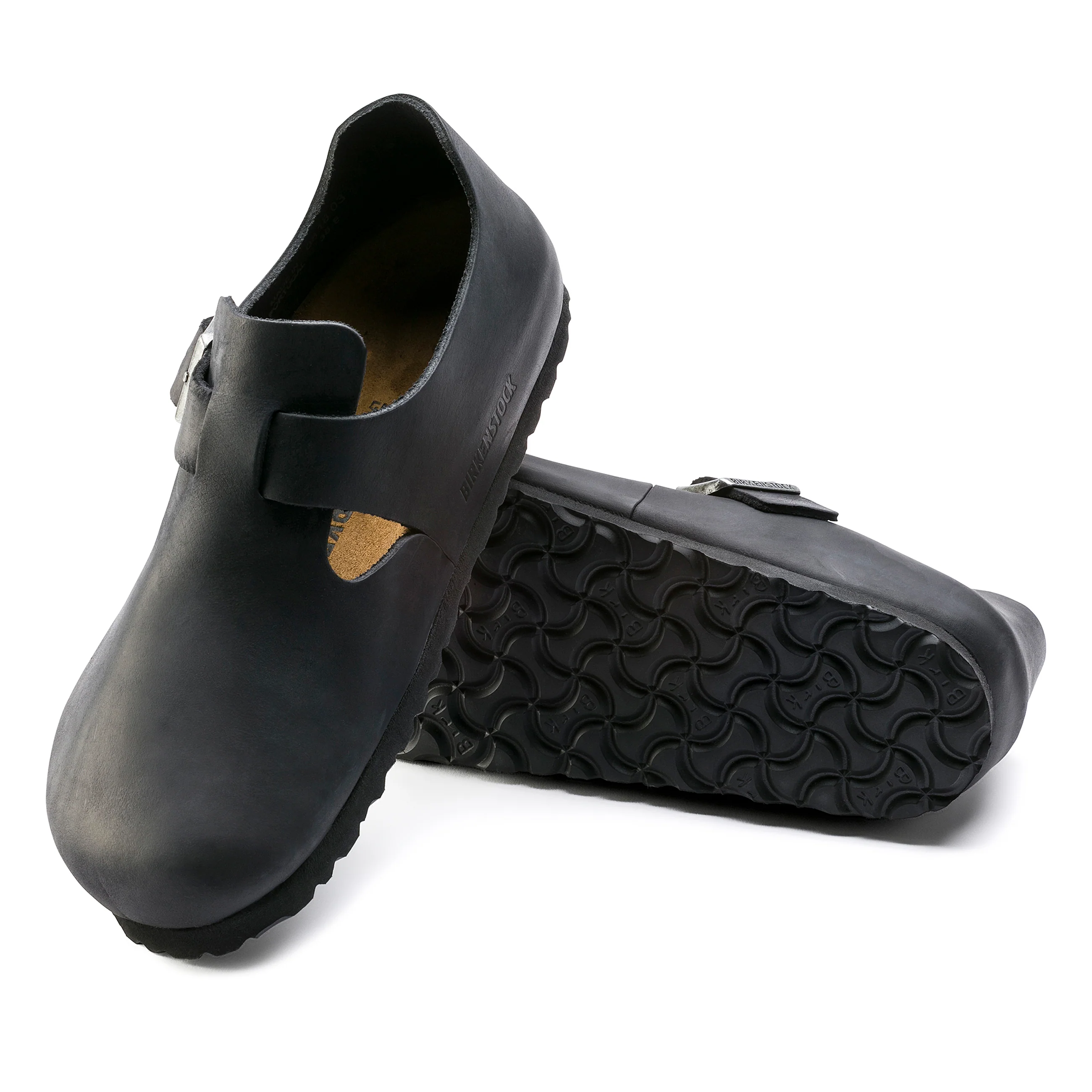London Black Oiled Leather - Image 4