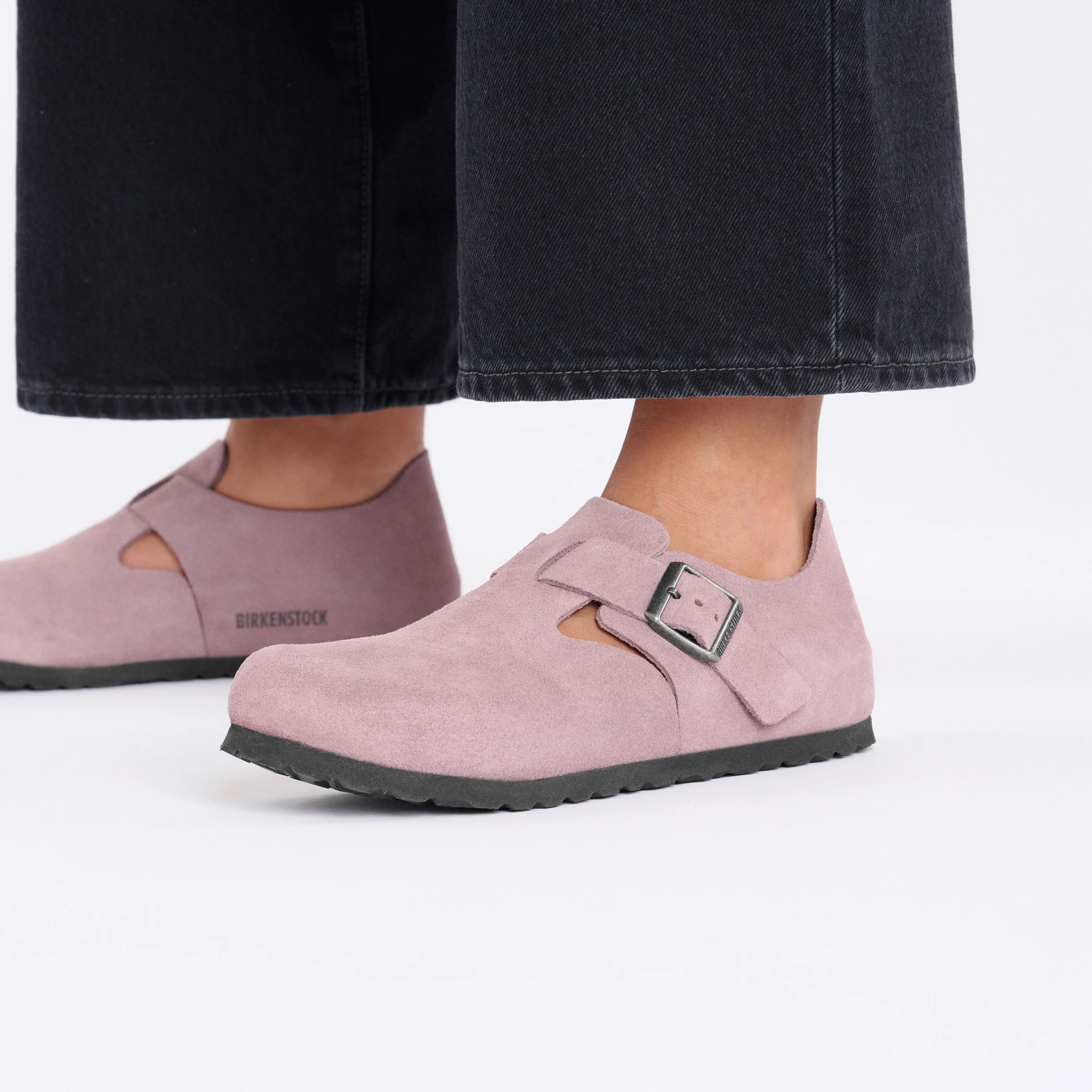 London Faded Purple Suede Leather - Image 5