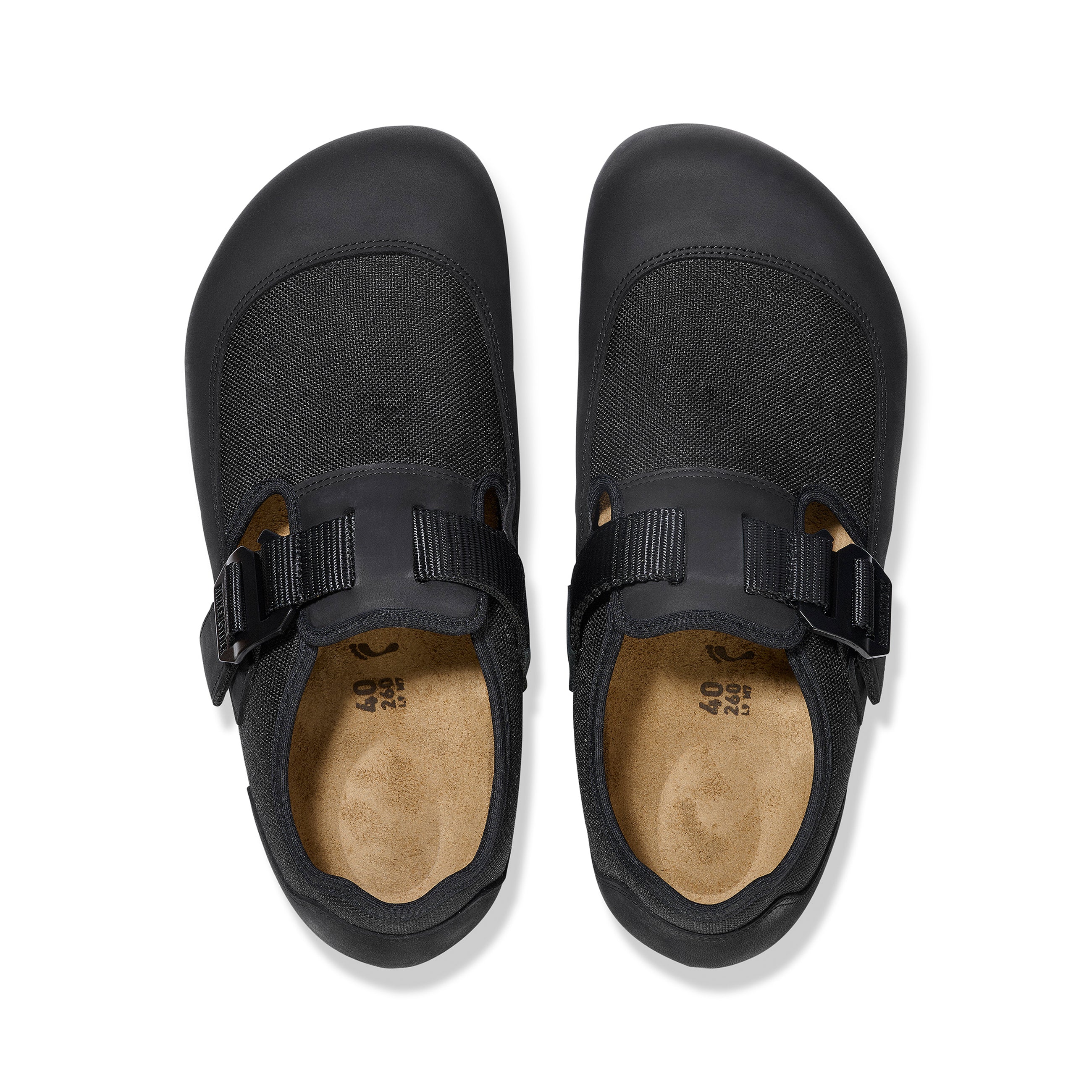 London Nova Black Textile/Nubuck Leather - Image 3