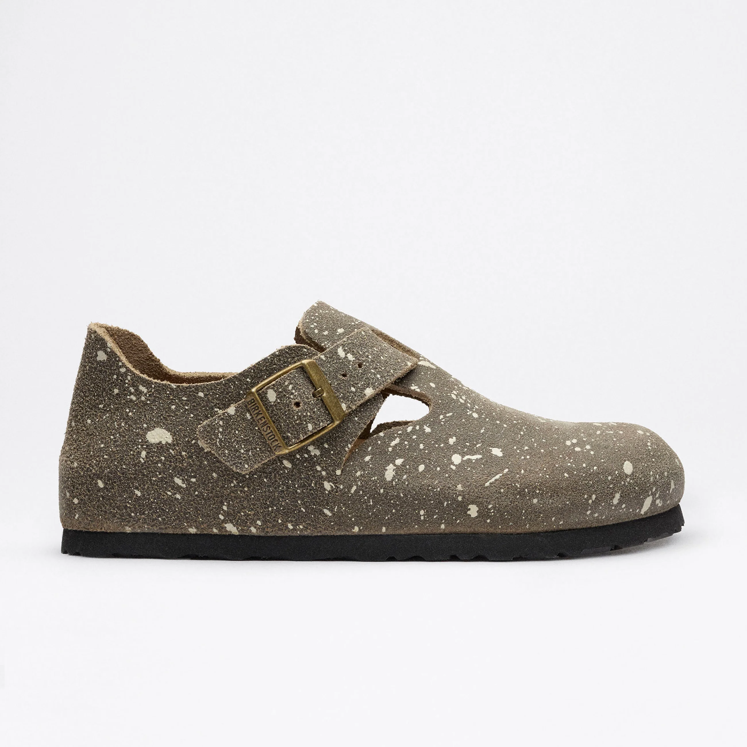 London The Artist Taupe Splash Suede Leather - Image 3