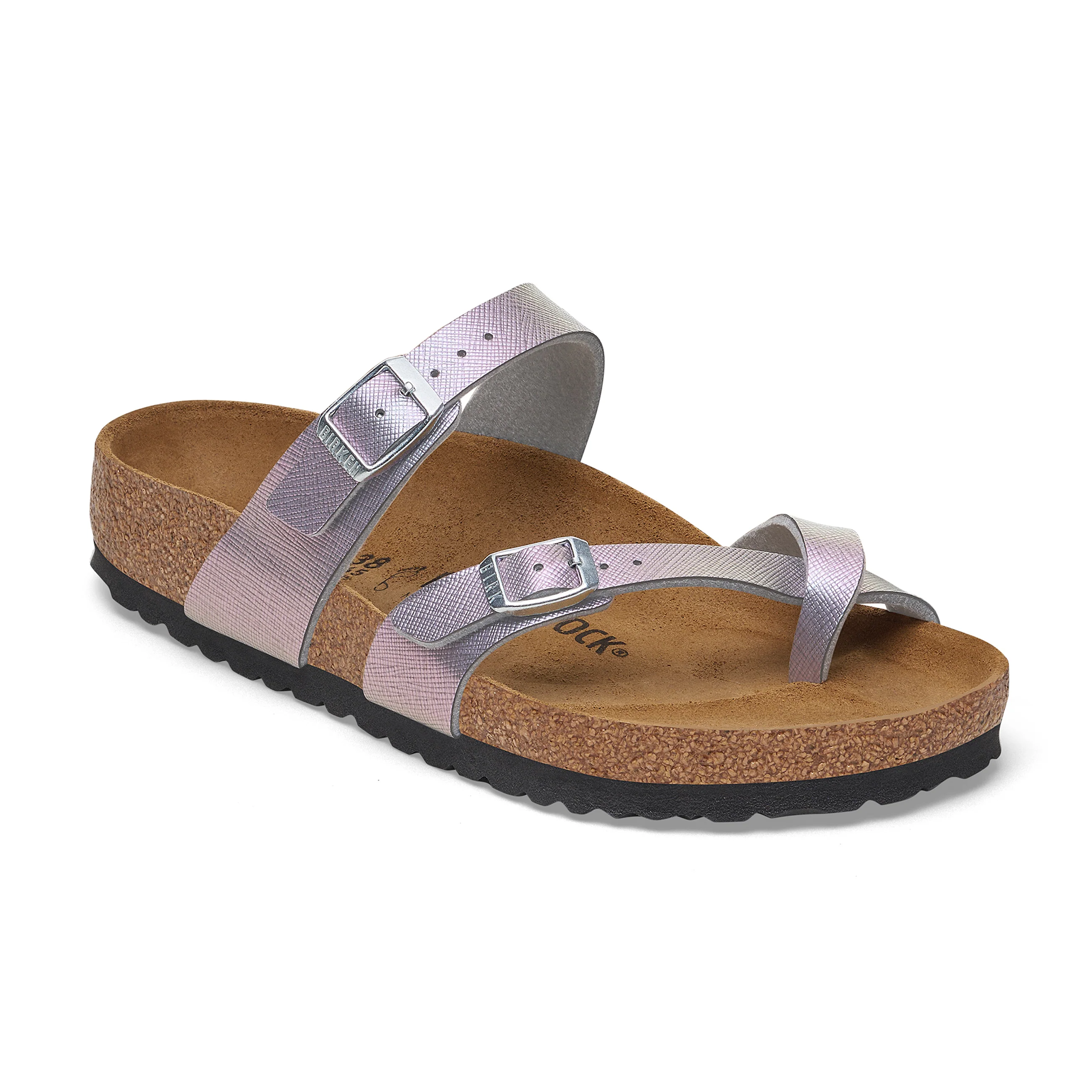Mayari Saffiano Iridescent Viola Embossed Birko-Flor