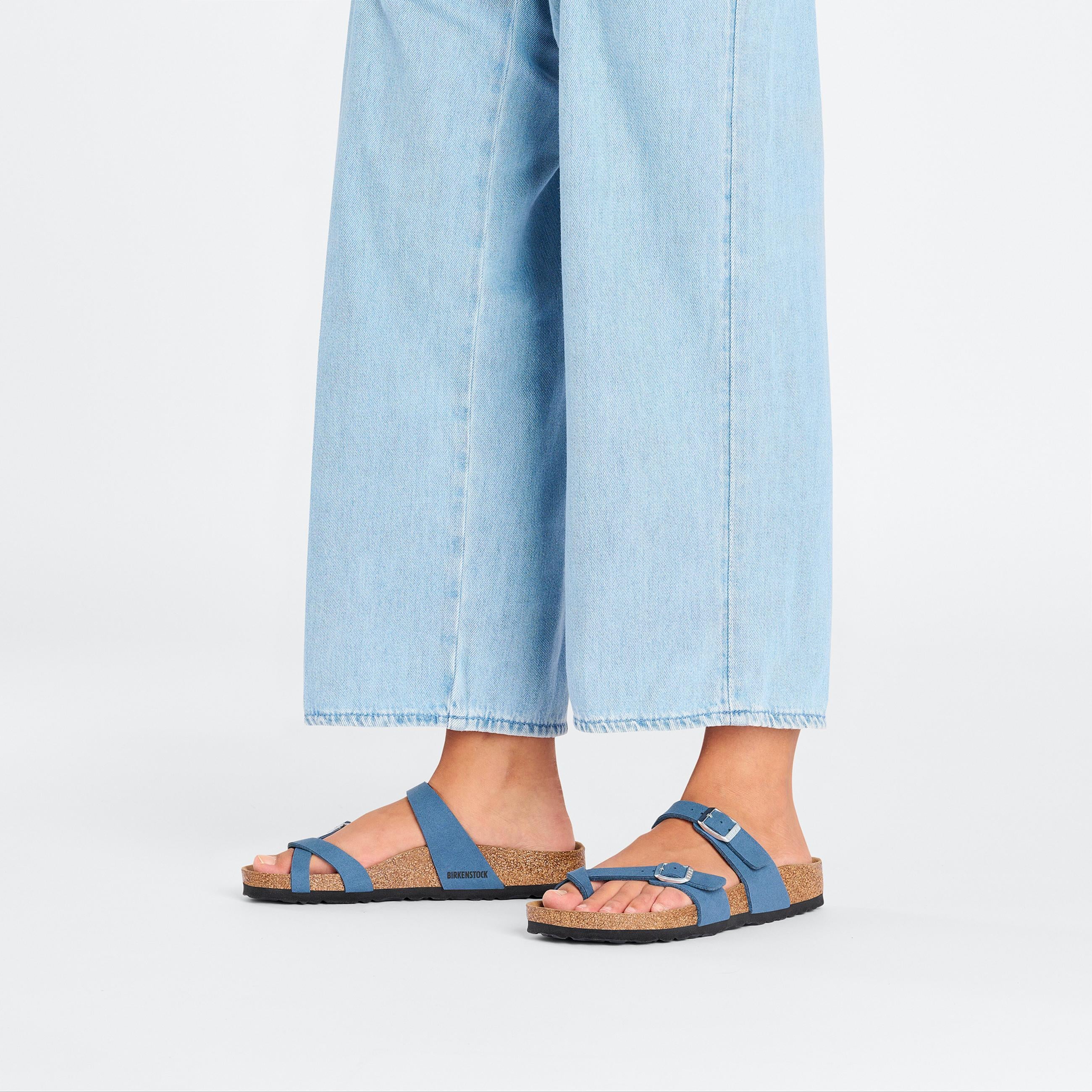 Mayari Vegan Elemental Blue Synthetic Soft Birki - Image 5