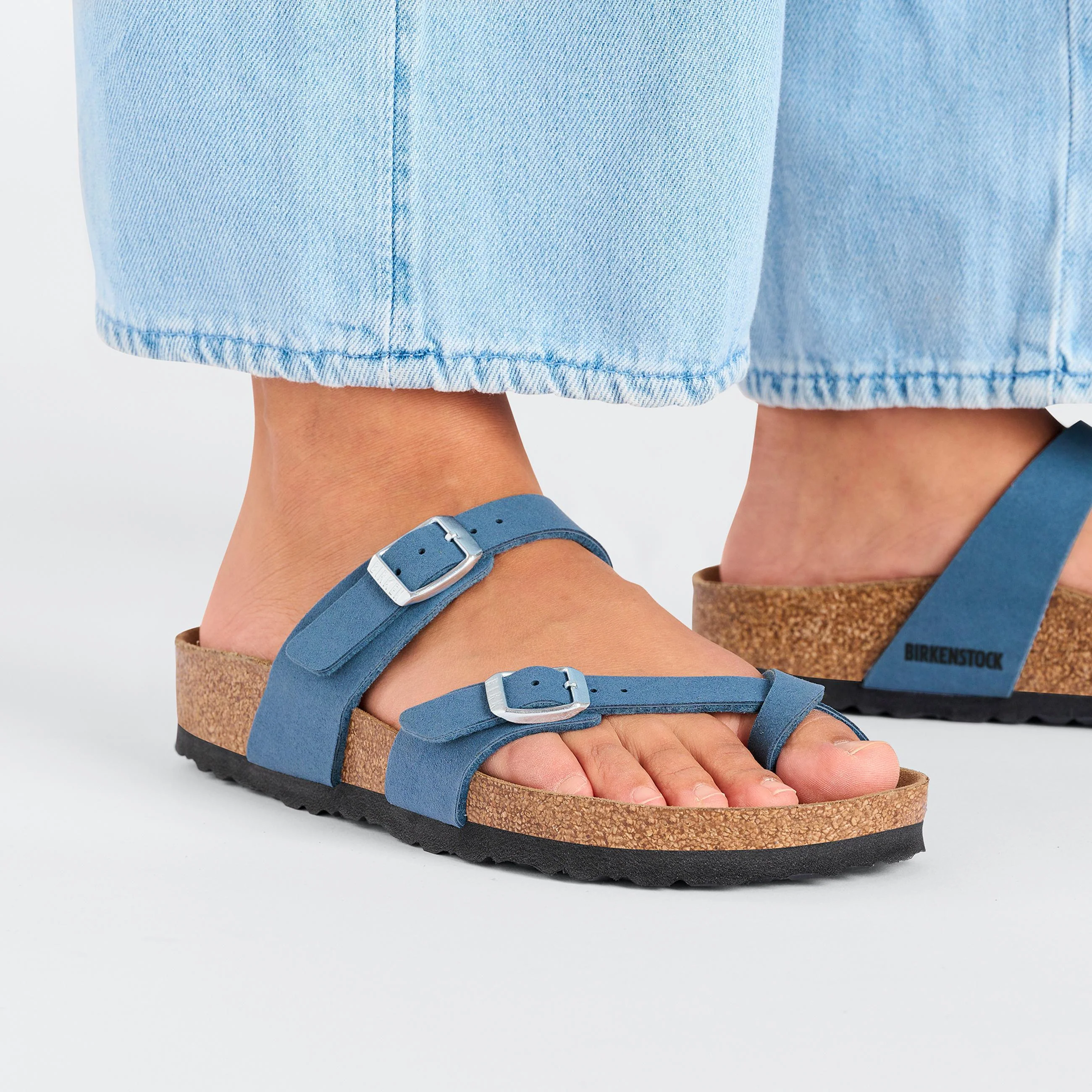 Mayari Vegan Elemental Blue Synthetic Soft Birki - Image 6